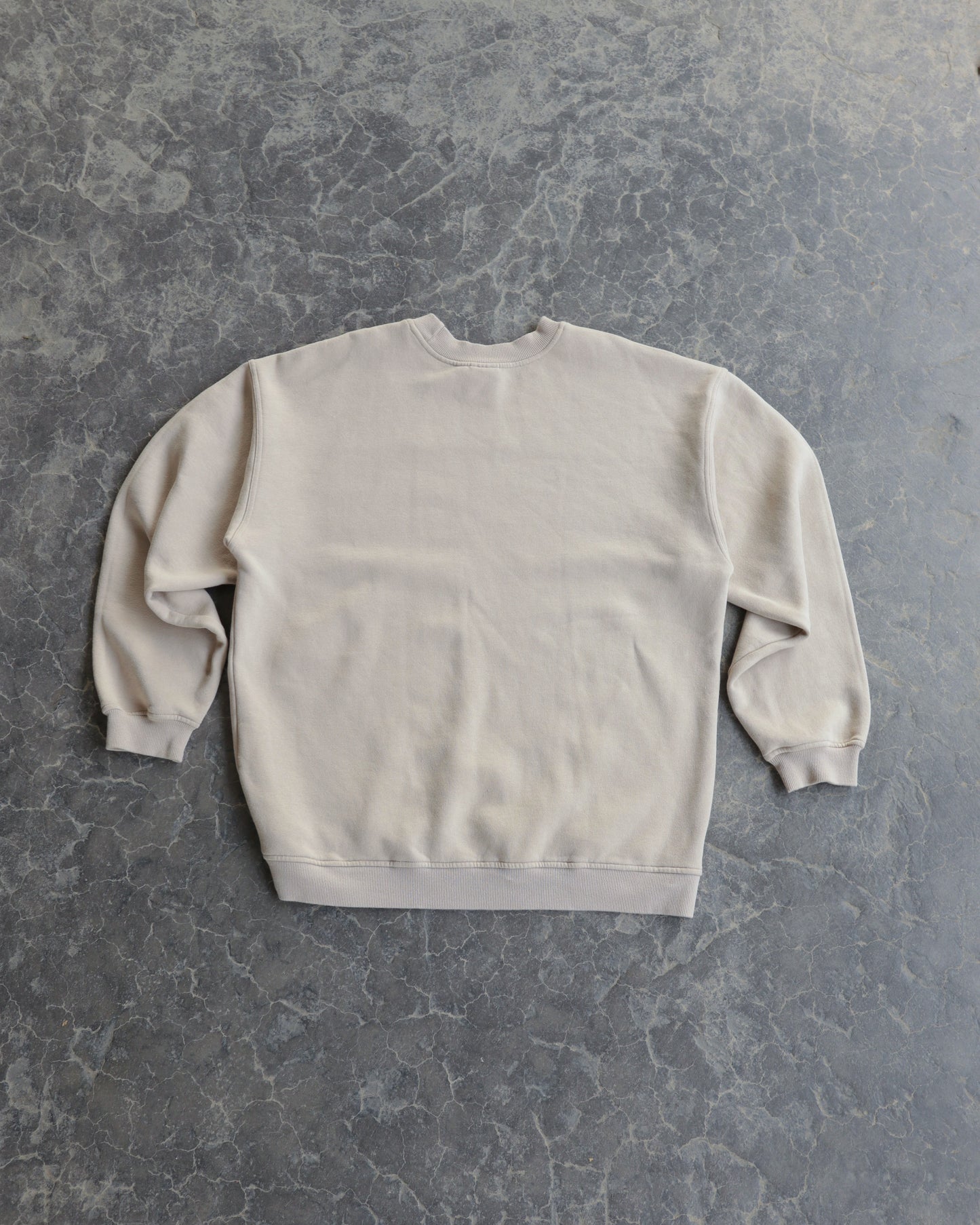 90s Oakley Software O Beige Crewneck - L
