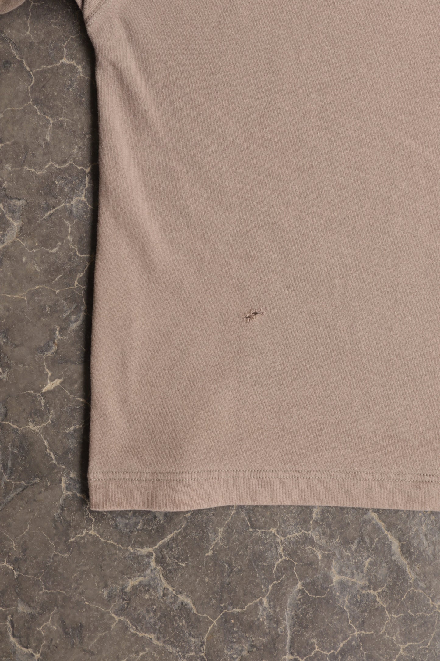 90s Nike Beige Long Sleeve Shirt - S/M