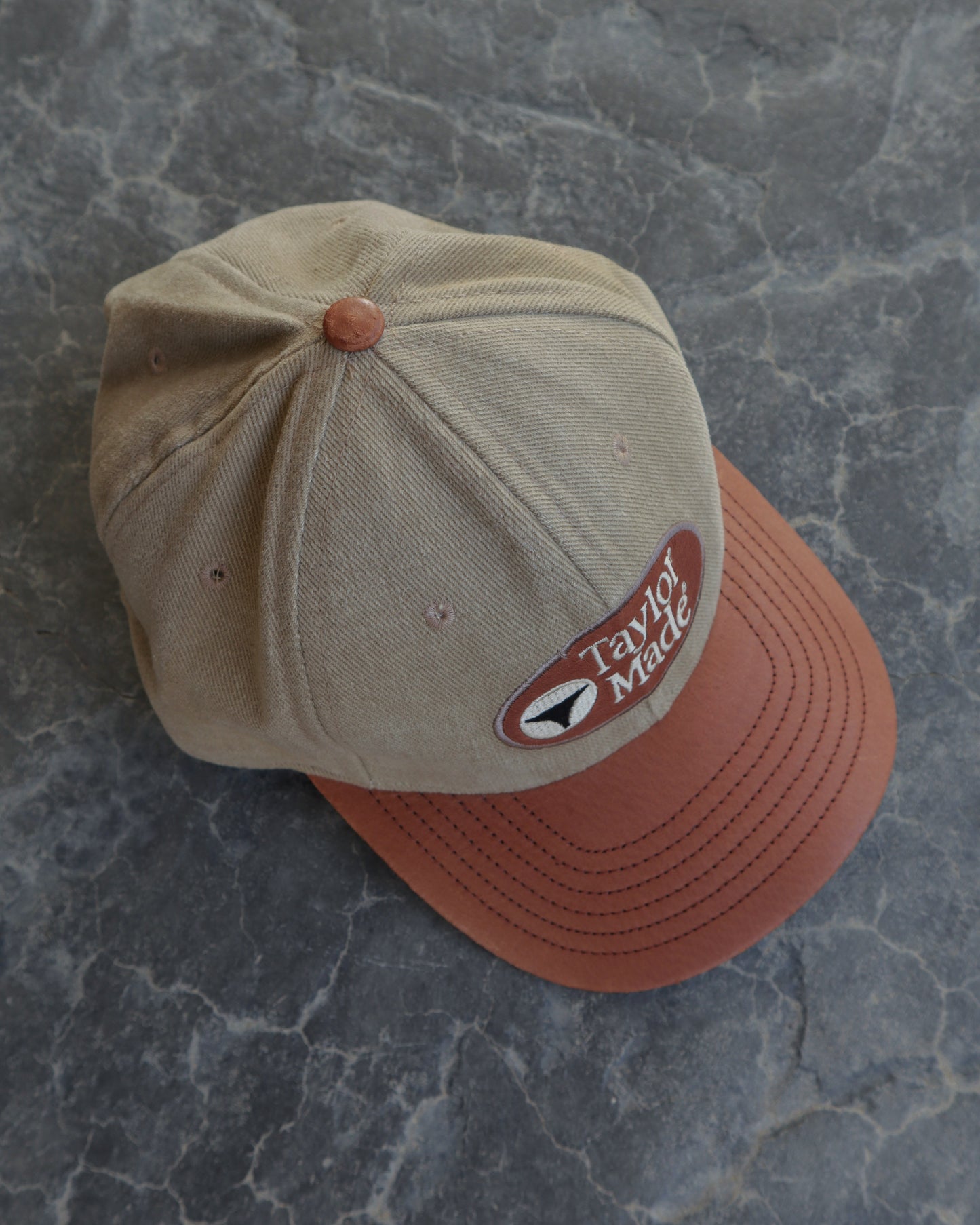 00s Taylor Made Two Tone Golf Hat - OS