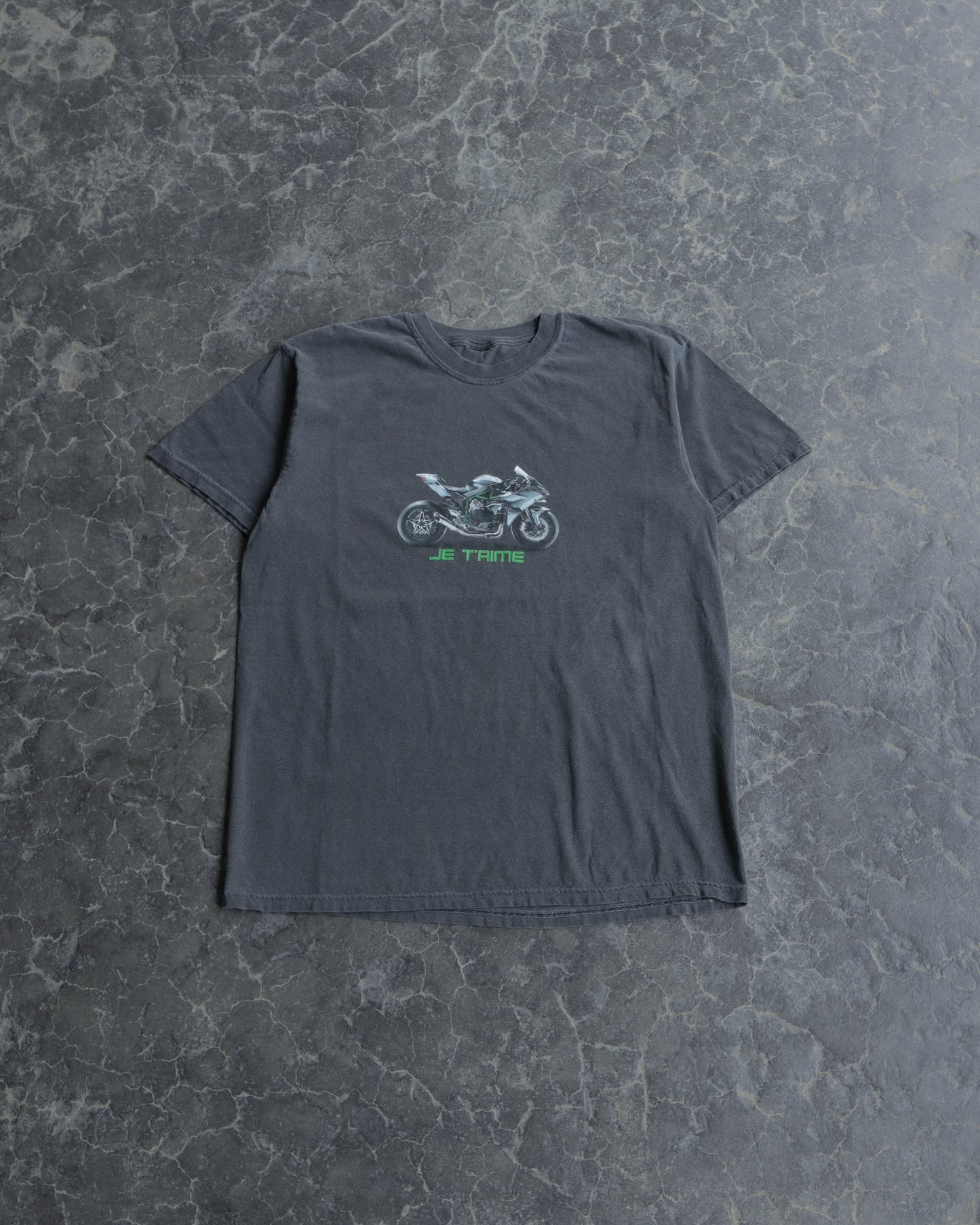 00s Je Taime Motorcycle Tee - L