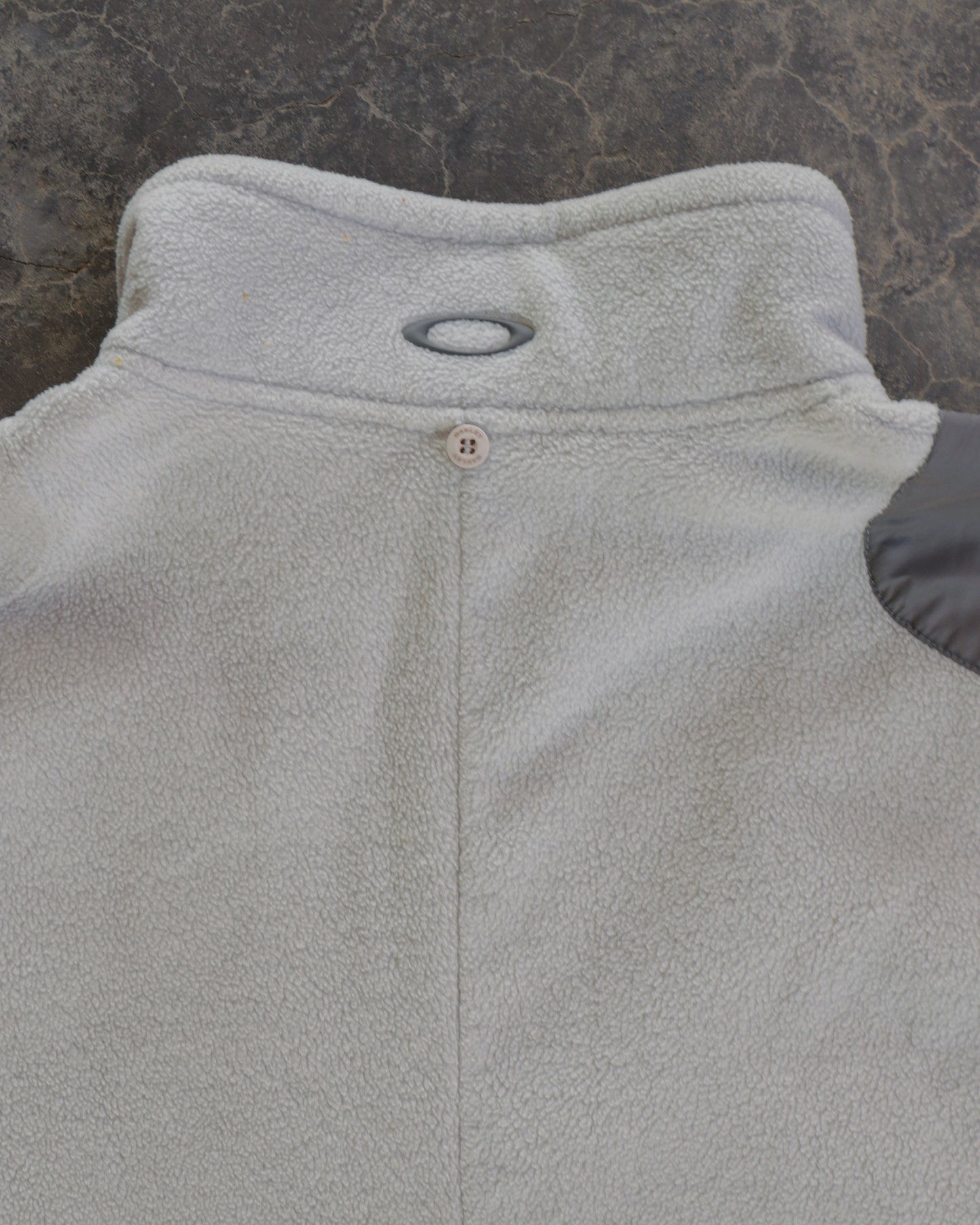 90s Oakley Cream Fleece Vest - L