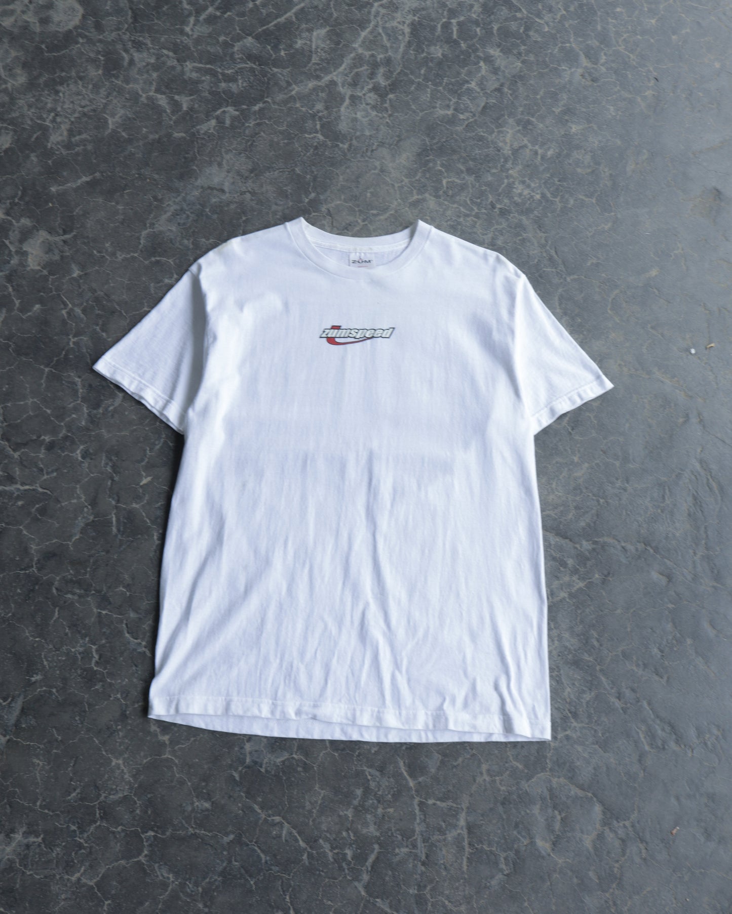 90s Custom Integration White Tee - L
