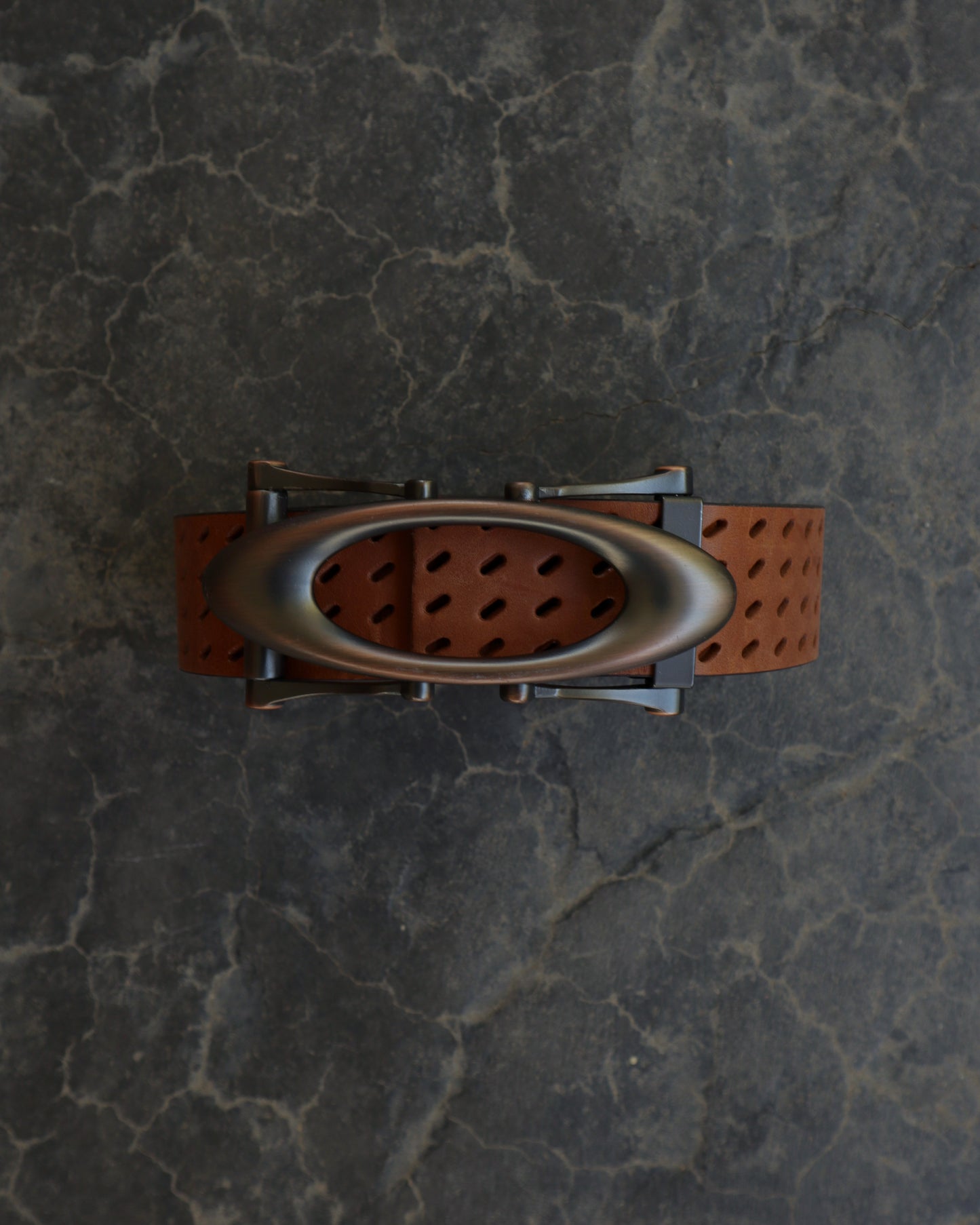 00s Oakley Leather Belt - OS