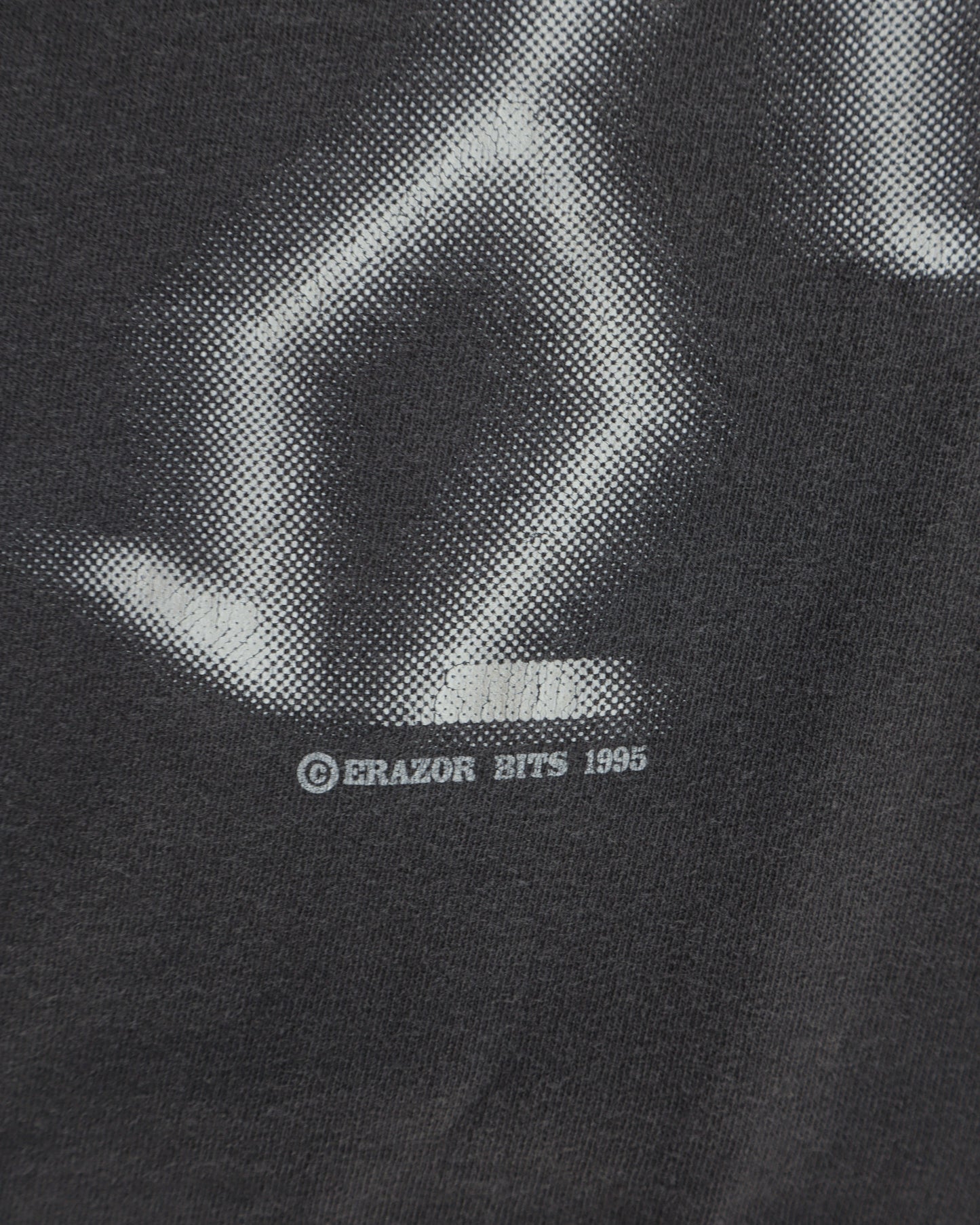 90s Far From Sober Faded Black Tee - L
