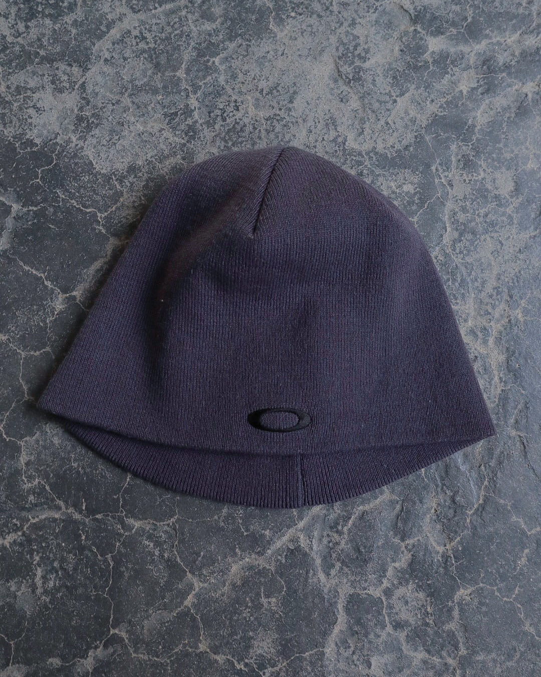00s Deadstock Oakley Skull Gray Beanie - OS