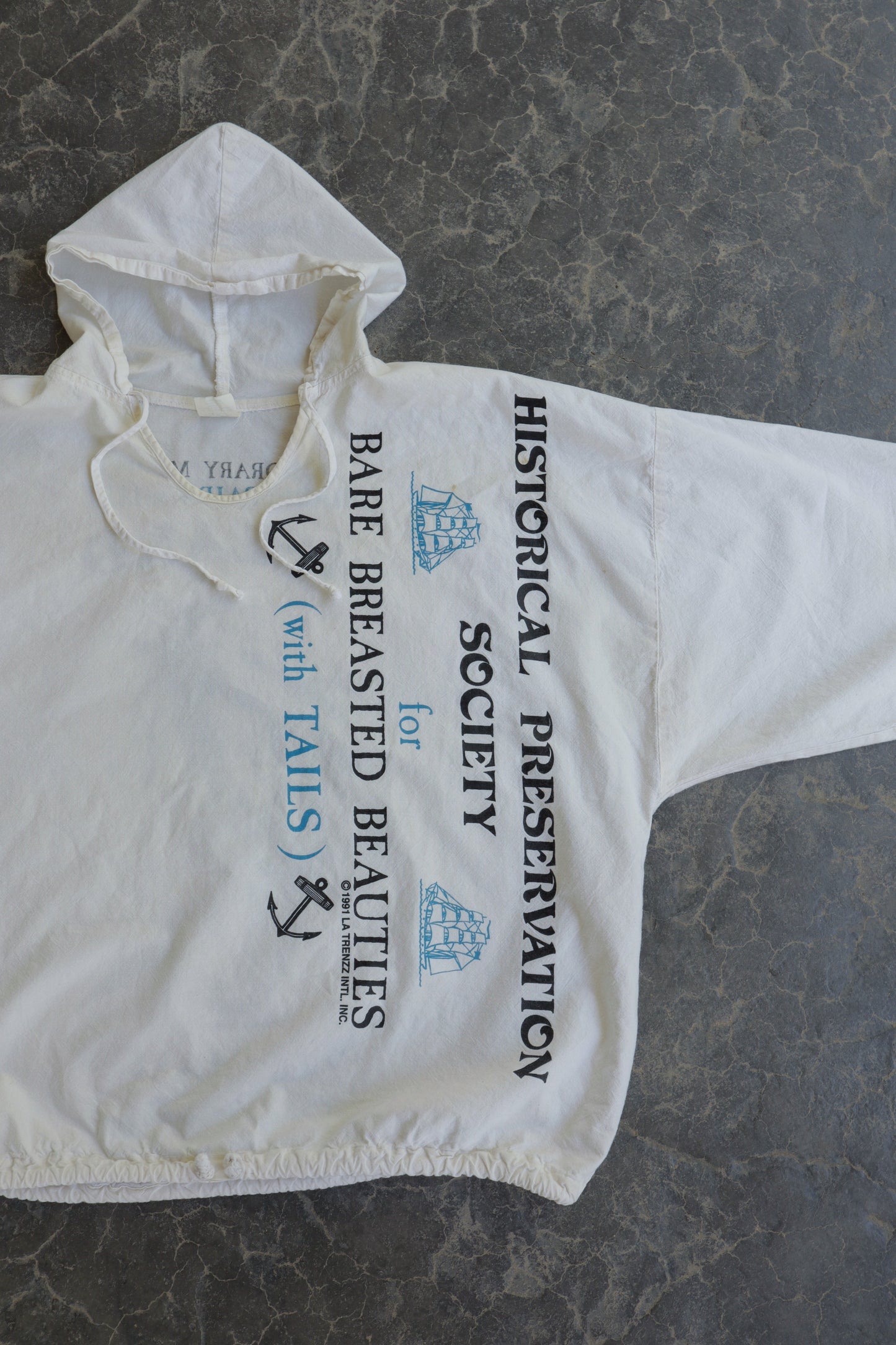 90s La Trenzz Mermaid Beach Pullover Shirt - OS