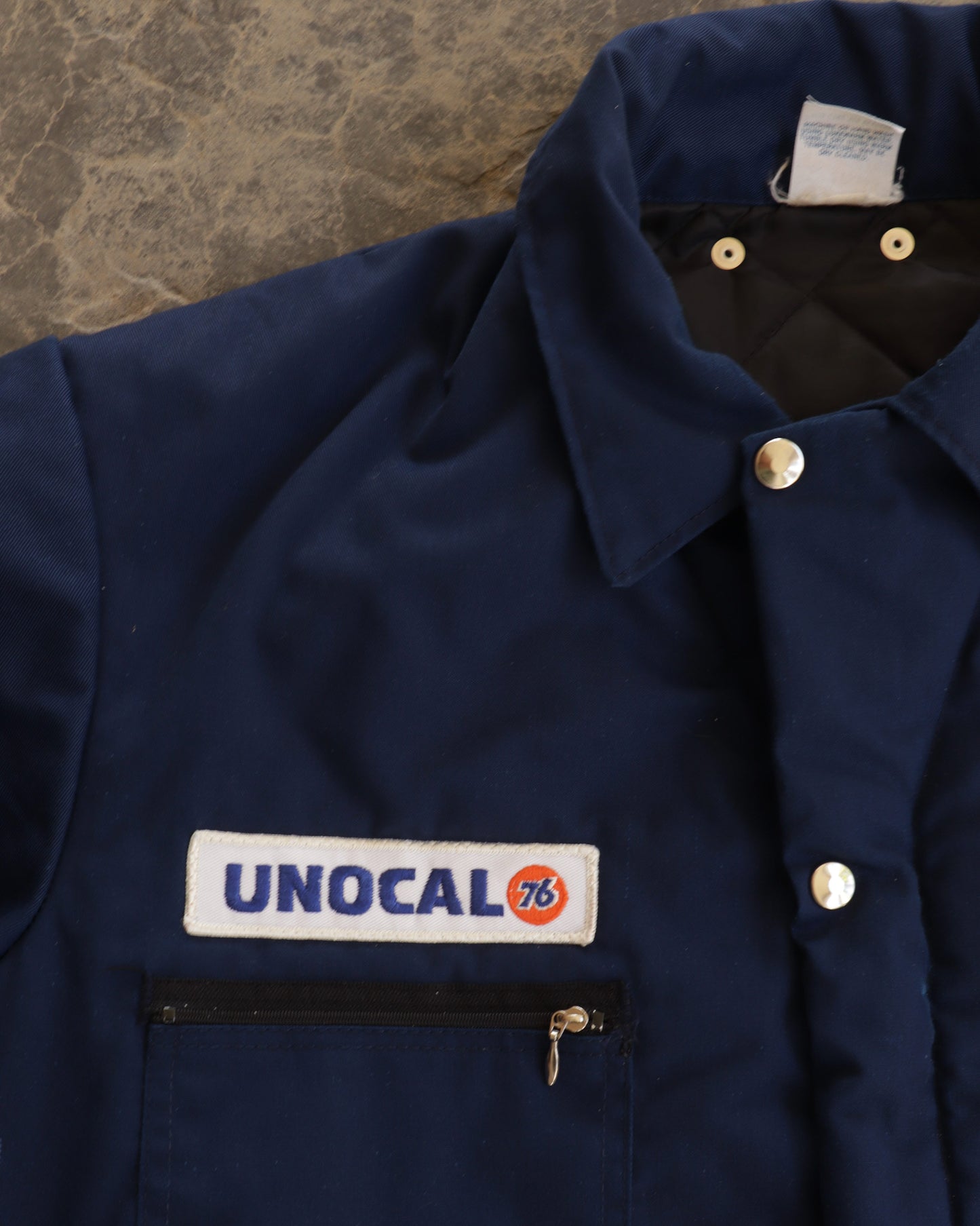90s Cropped UNOCAL 76 Coverall Jacket - L