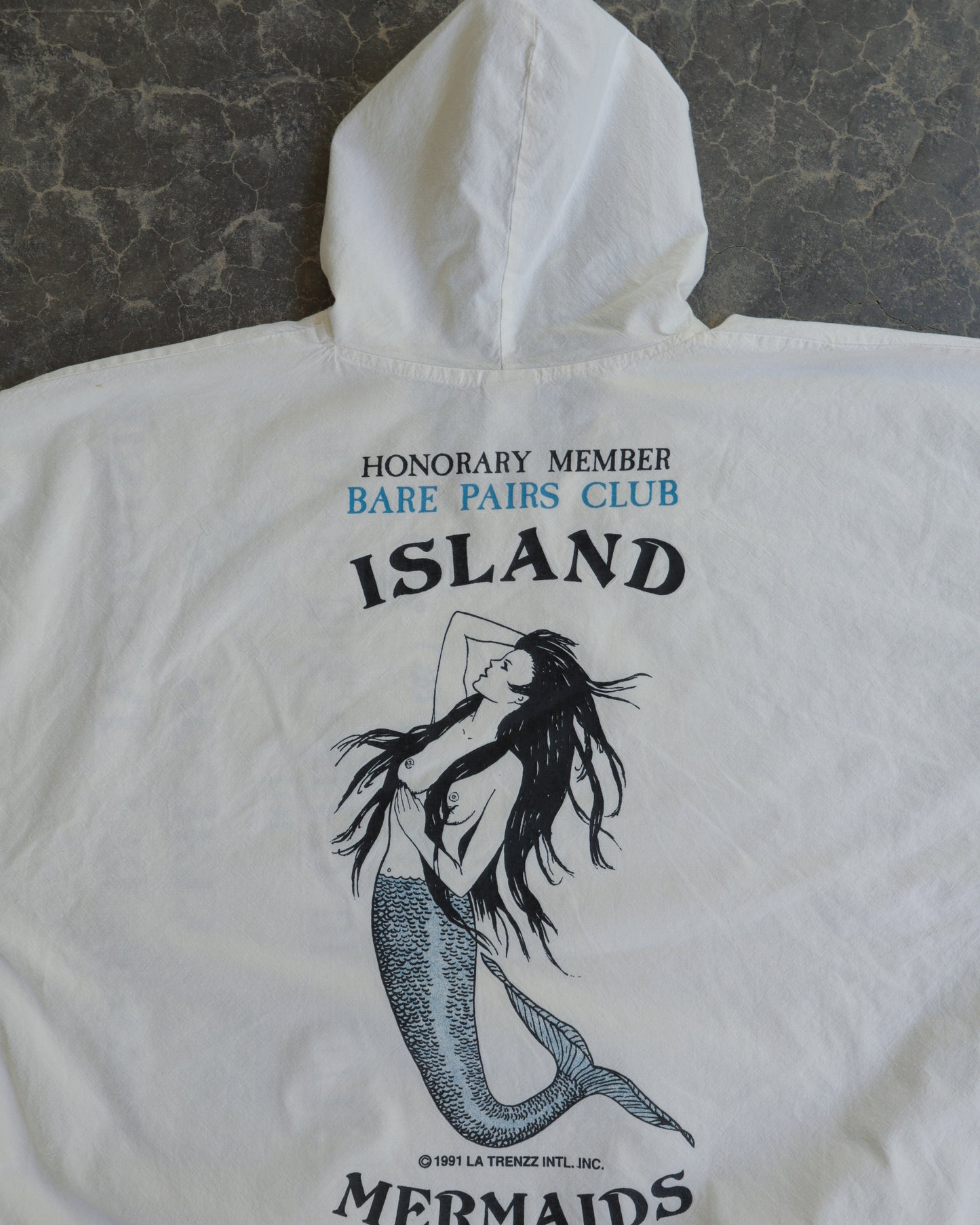90s La Trenzz Mermaid Beach Pullover Shirt - OS