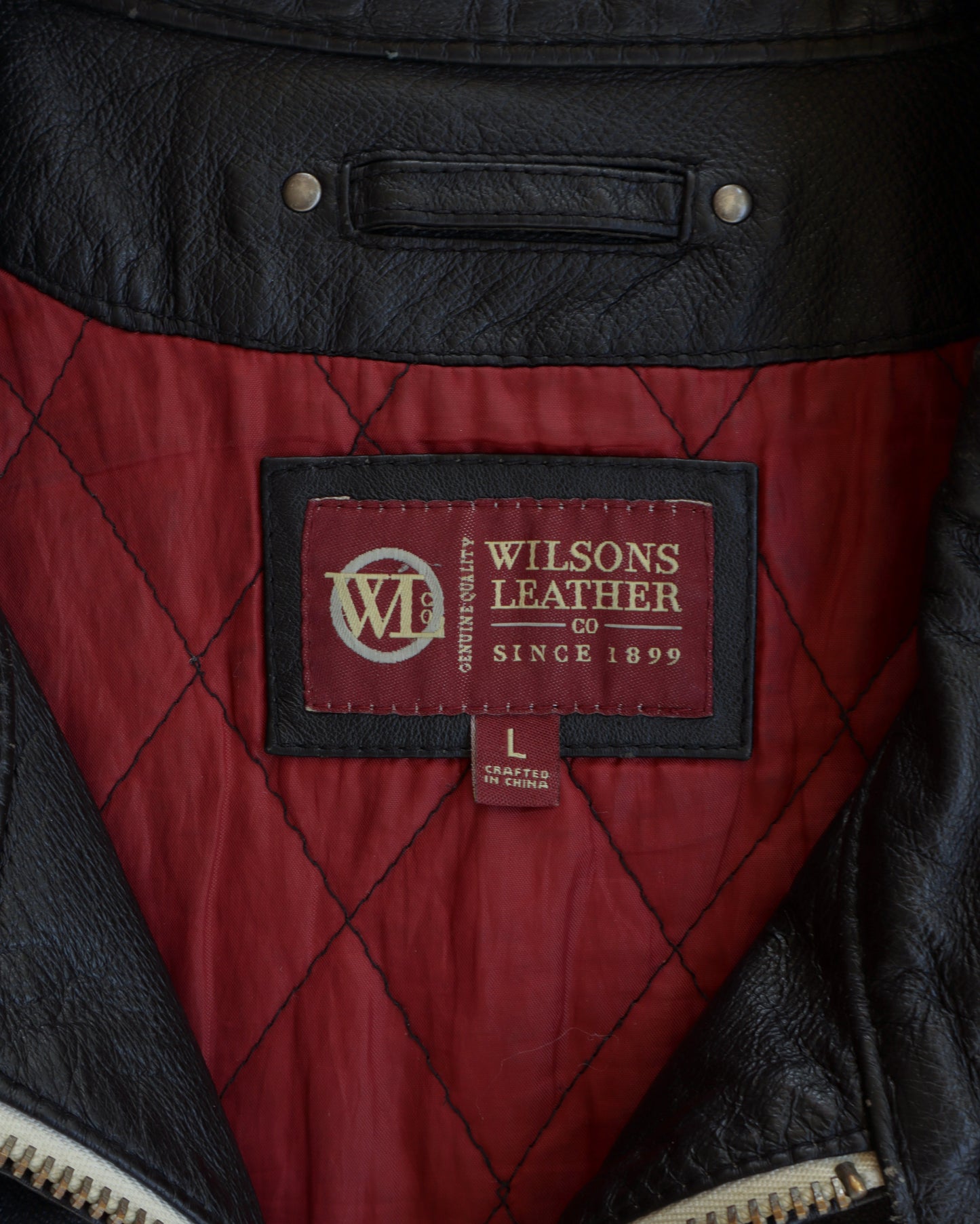 00s Arizona Racing Leather Jacket - L