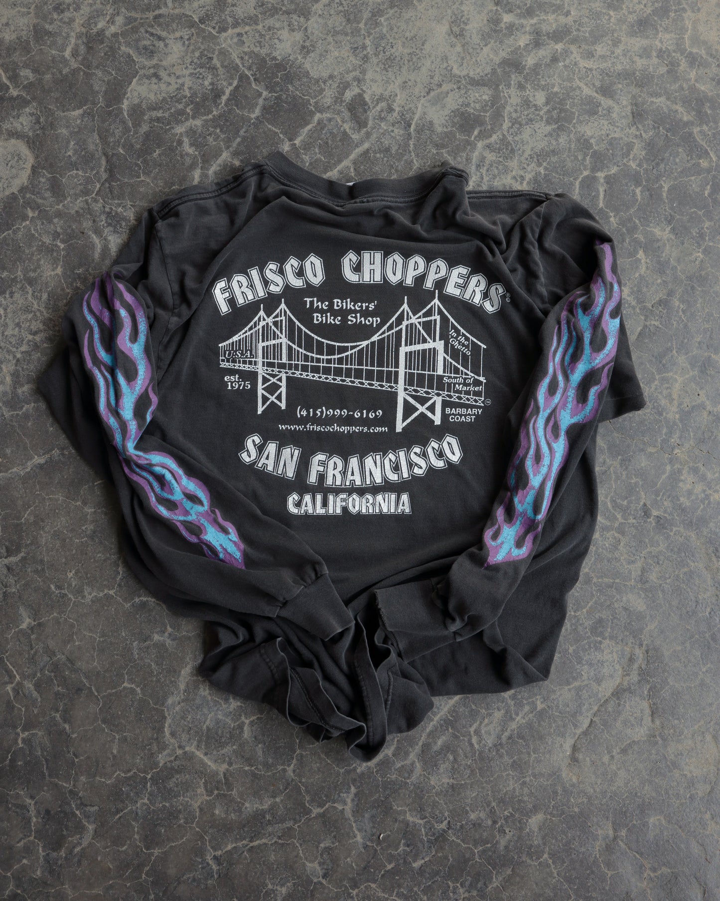 90s Frisco Choppers Long Sleeve Shirt - L