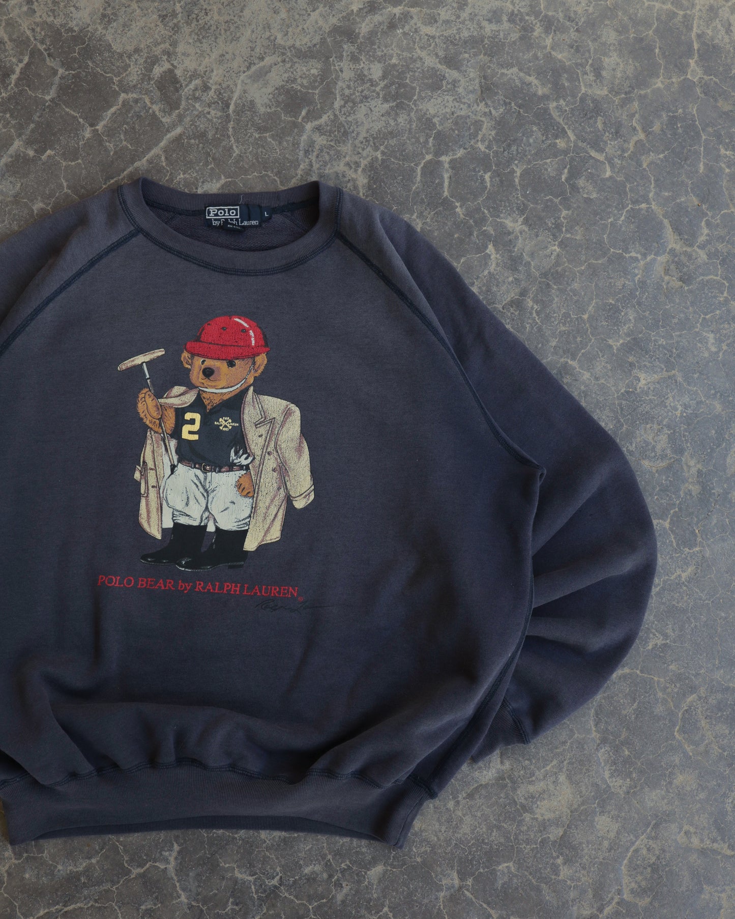 00s Polo Ralph Lauren Polo Bear Crewneck - L