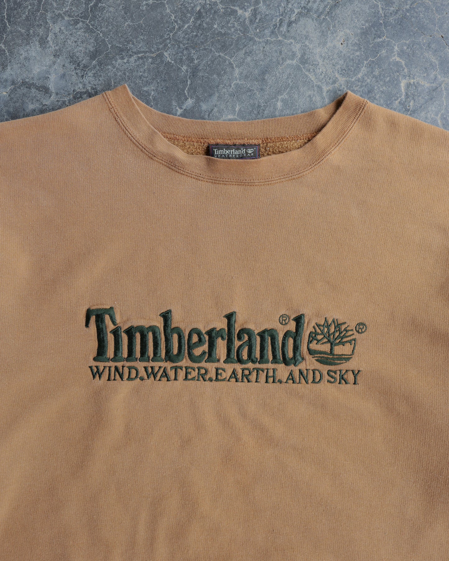 90s Timberland Wind, Water , Earth, Sky Crewneck - L