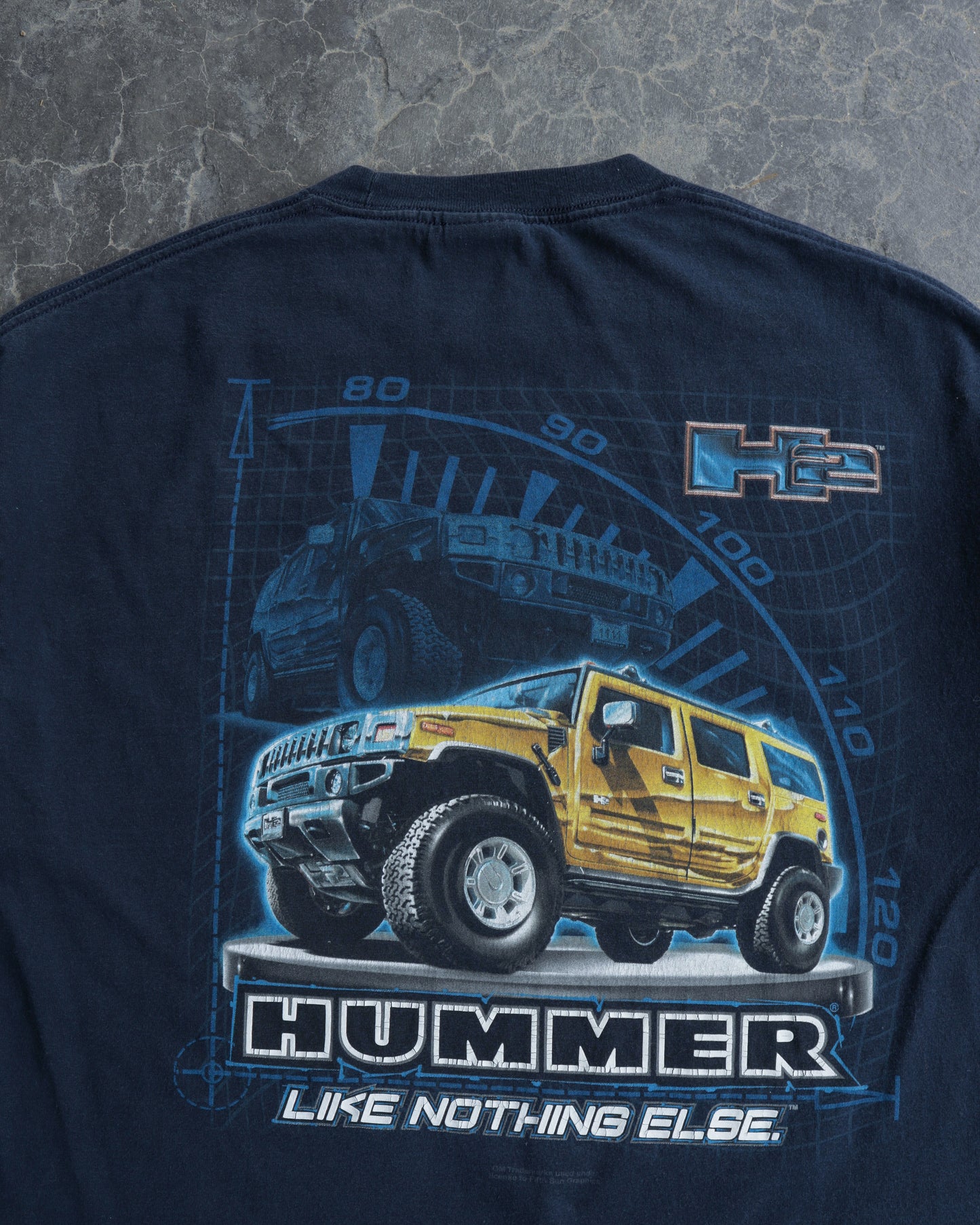 00s Hummer Navy Tee - XL