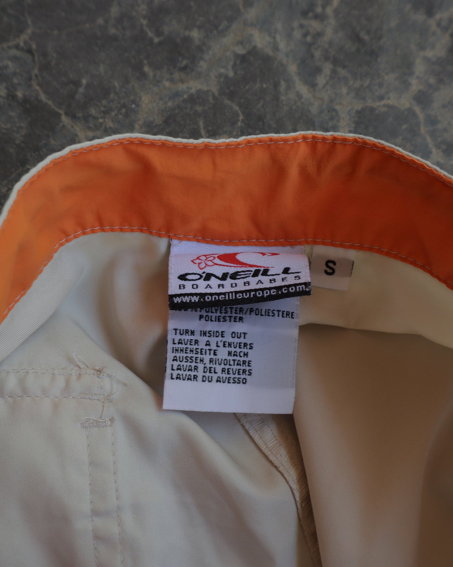 00s Quiksilver Cream Nylon Pants - 30