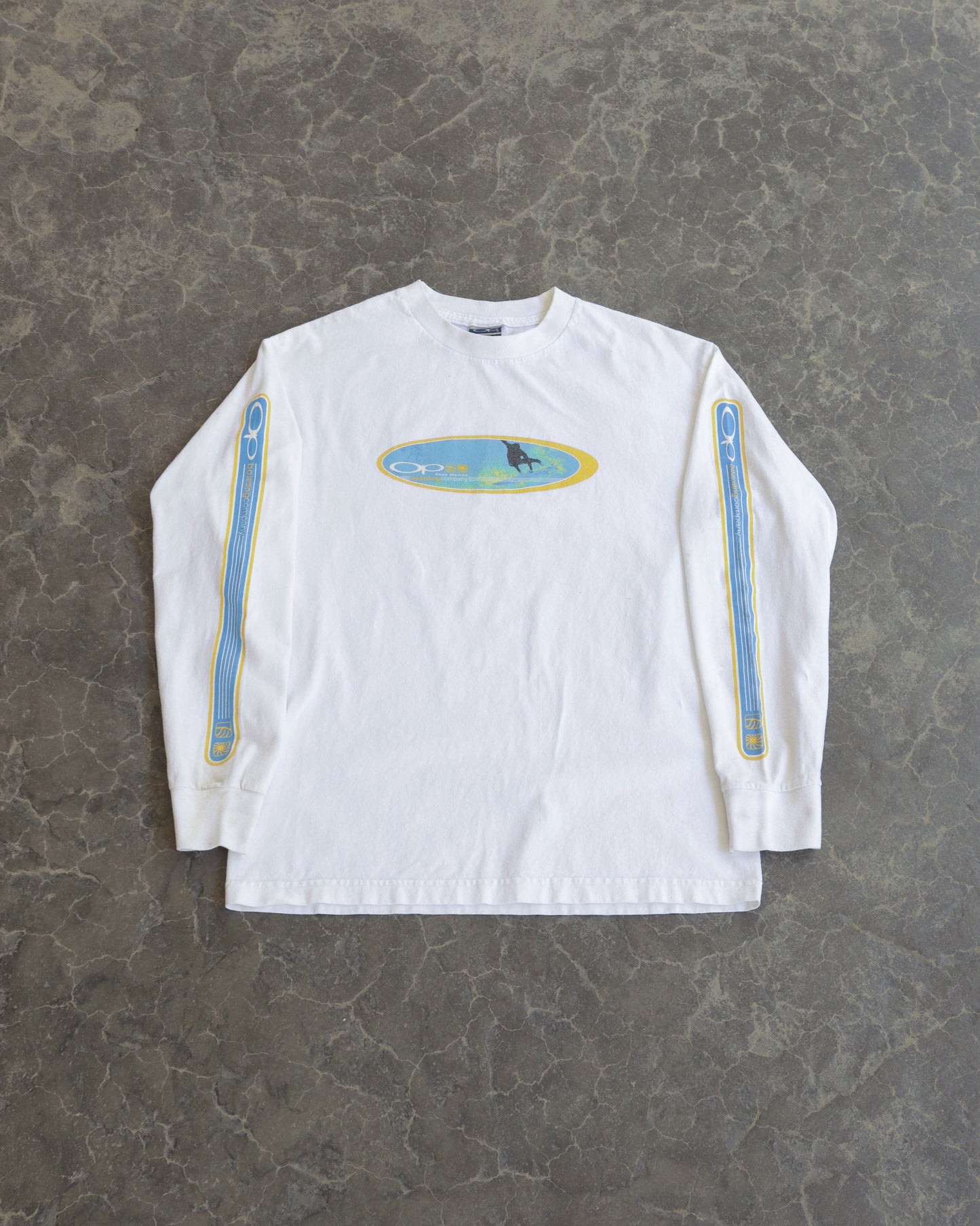 90s Ocean Pacific Logo Long Sleeve Tee - M
