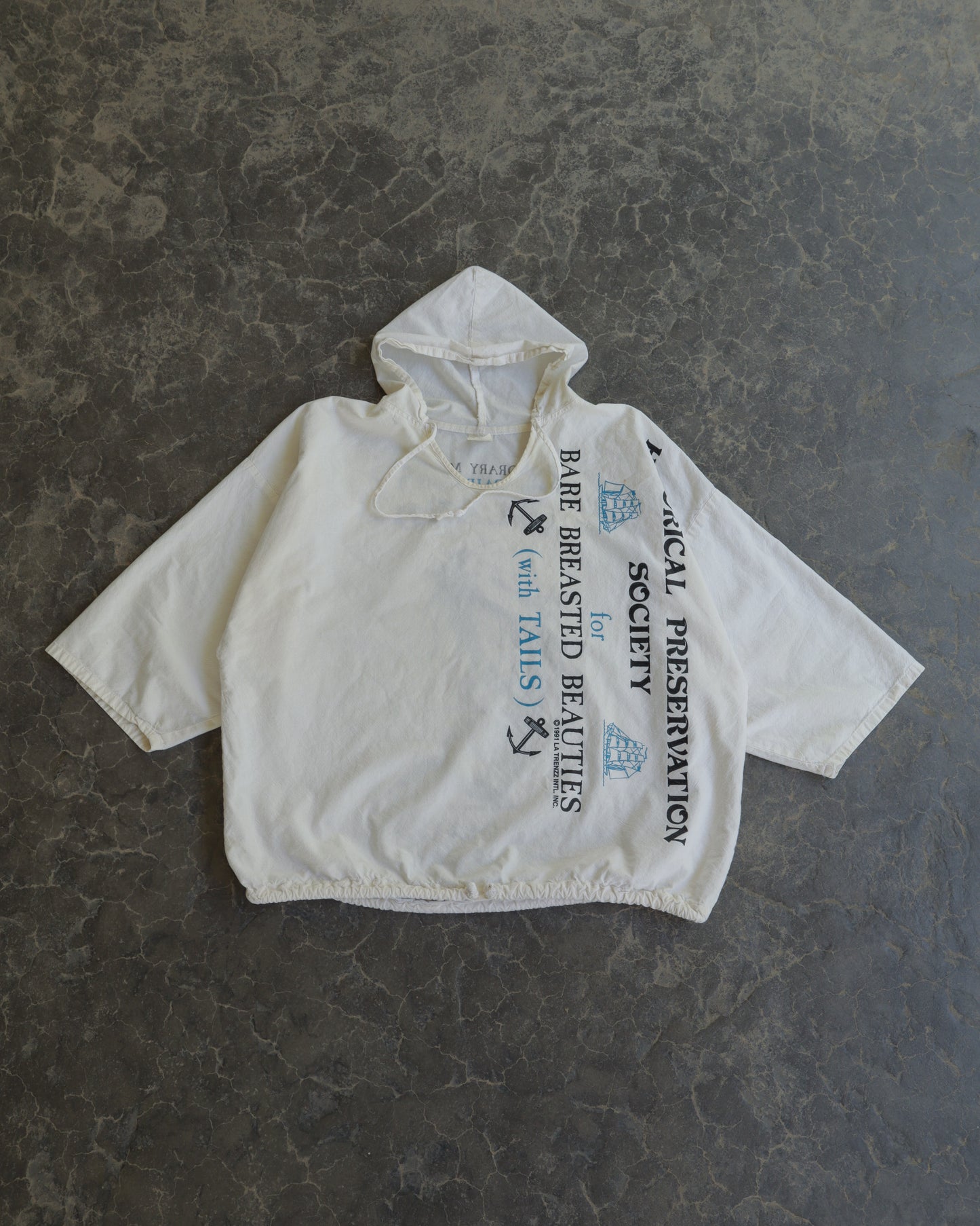90s La Trenzz Mermaid Beach Pullover Shirt - OS