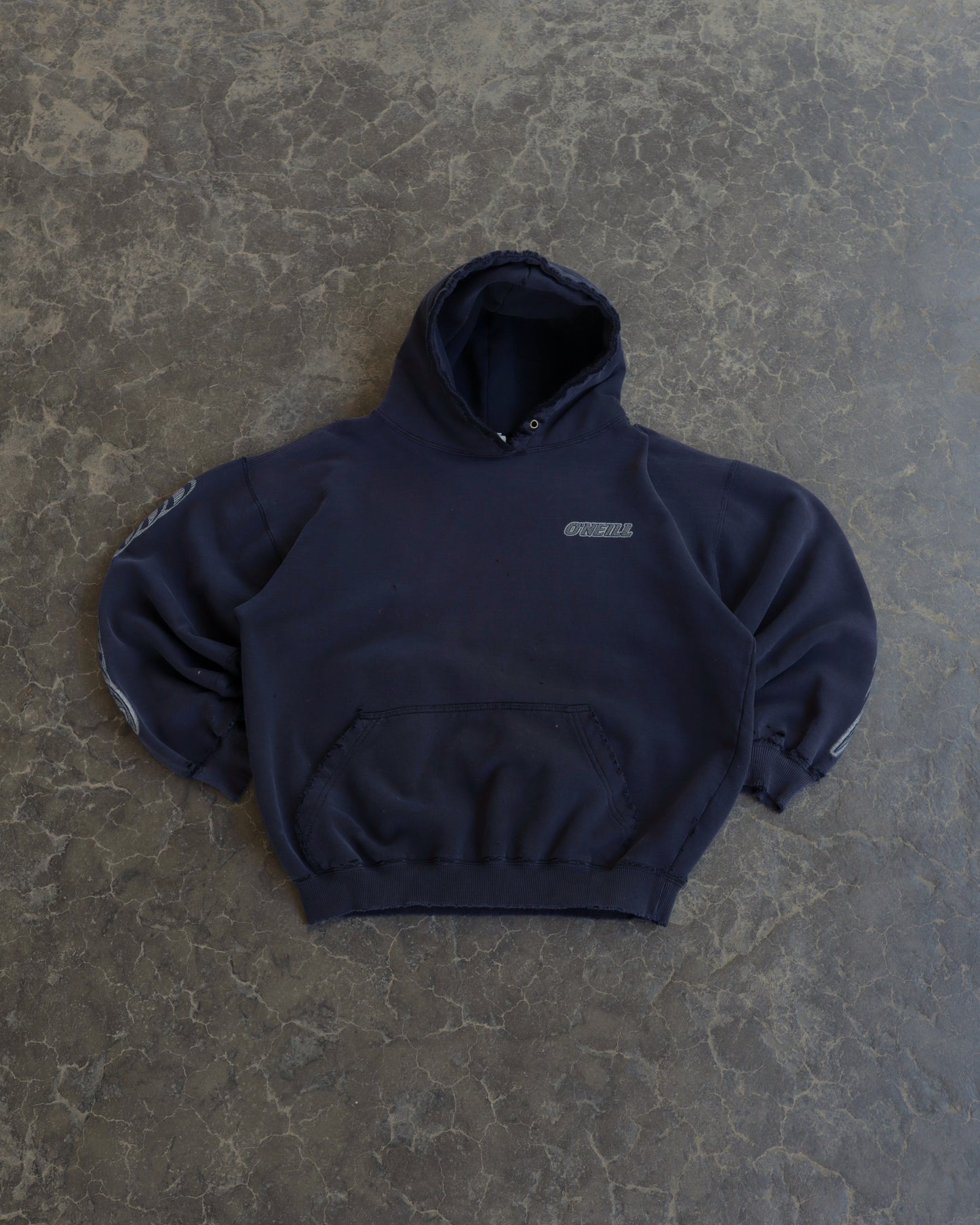 90s O’Neill Faded Navy Boxy Hoodie - M