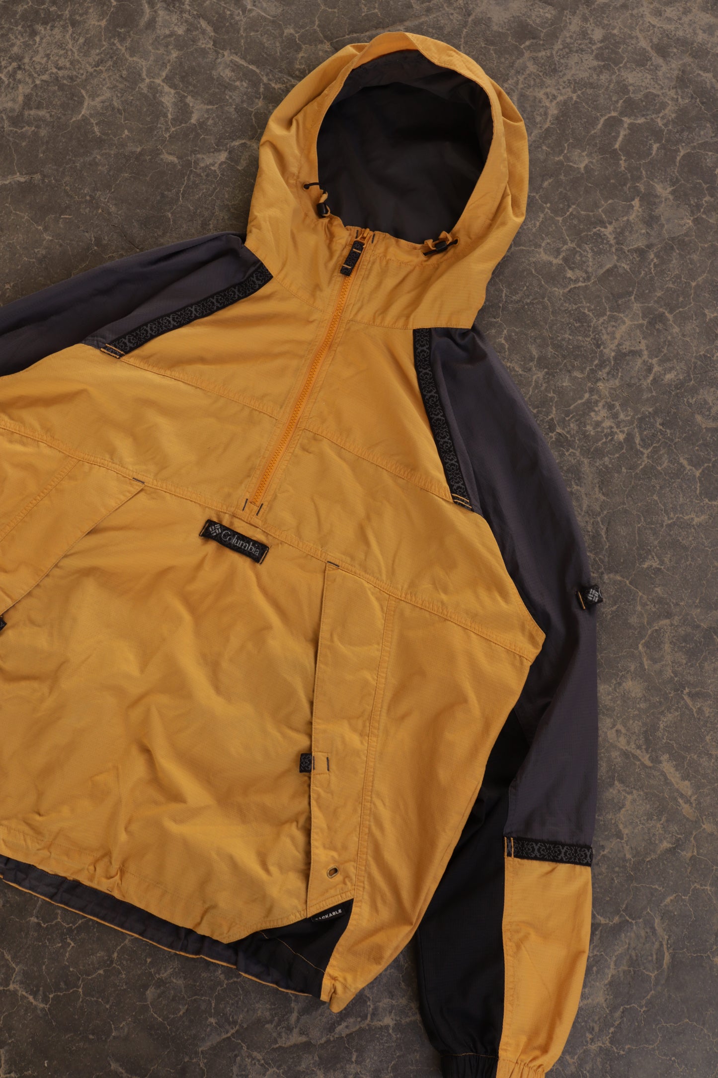 90s Columbia Packable Yellow Jacket - XL