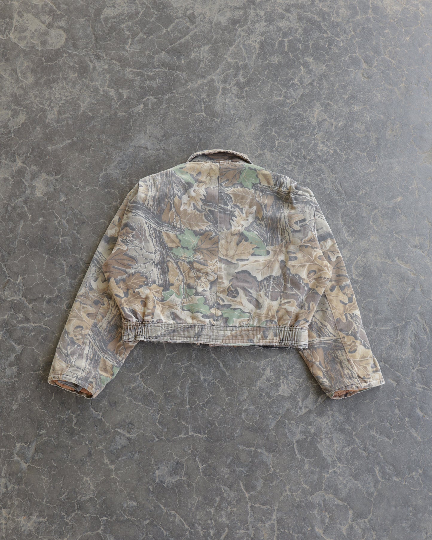 90s Cropped Coverall Walls Insulated Camo Jacket - L