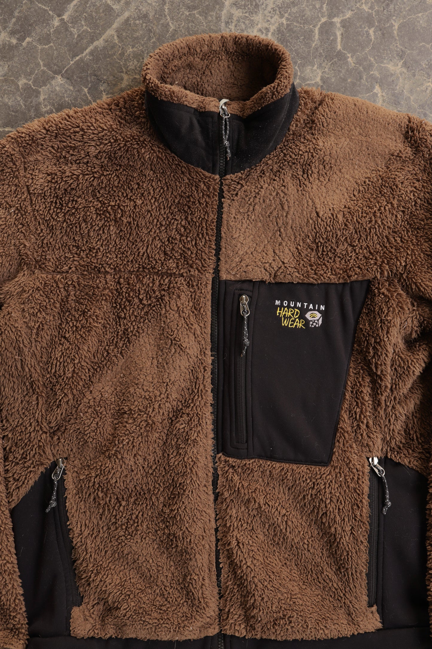 00s Mountain Hardwear Brown Fleece Full Zip Sweatshirt -L