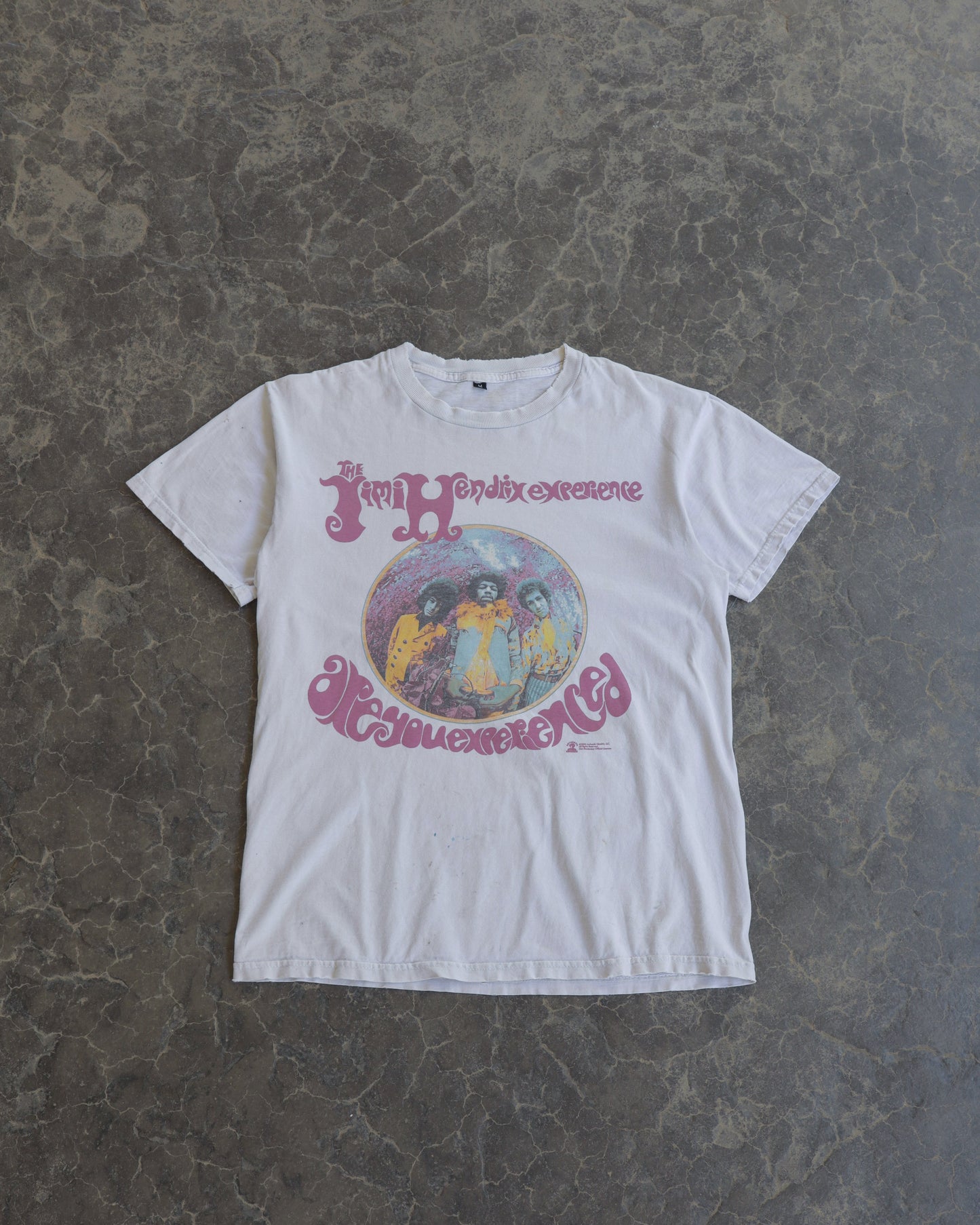 00s Jimi Hendrix Experience White Tee - L