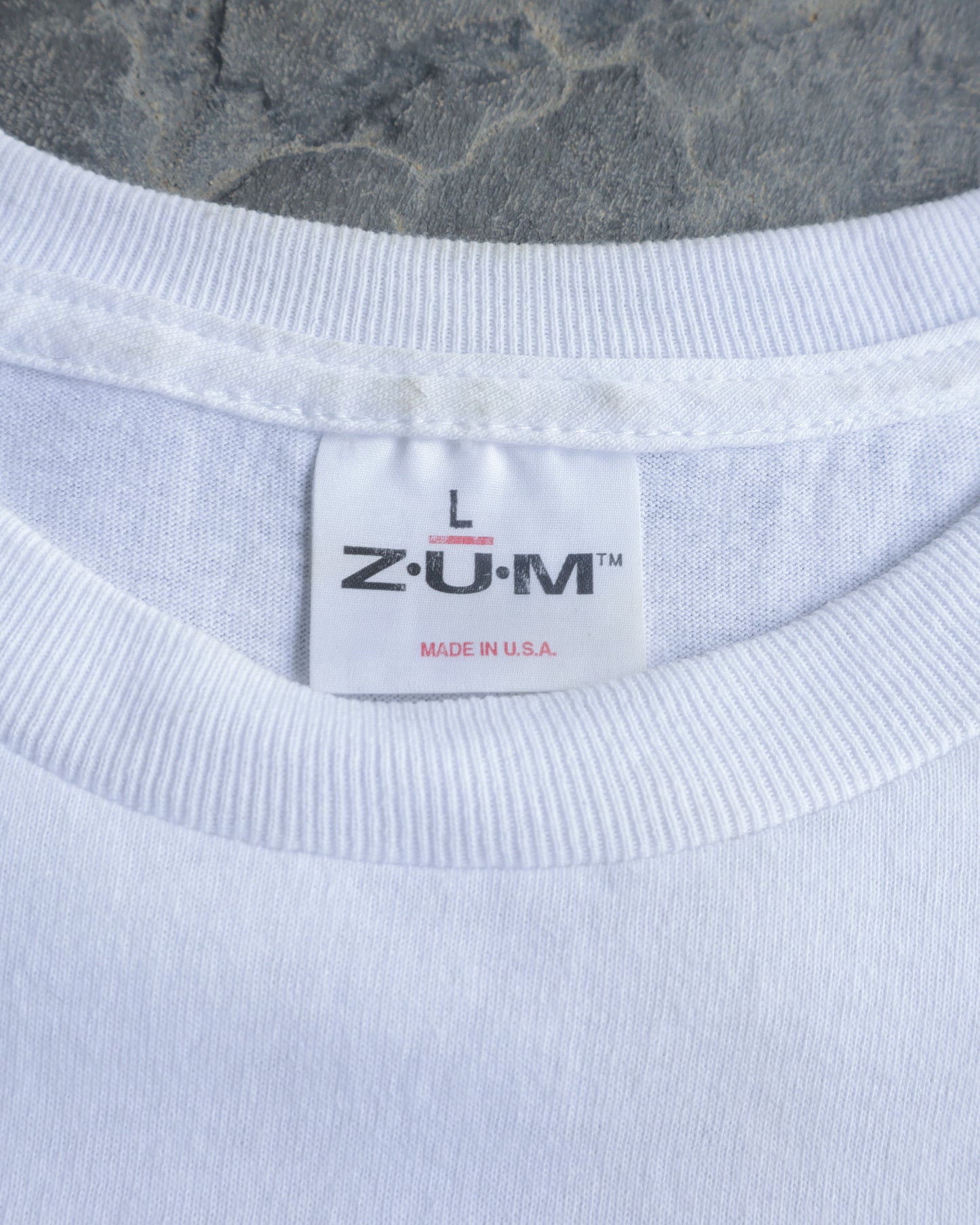 90s Custom Integration White Tee - L