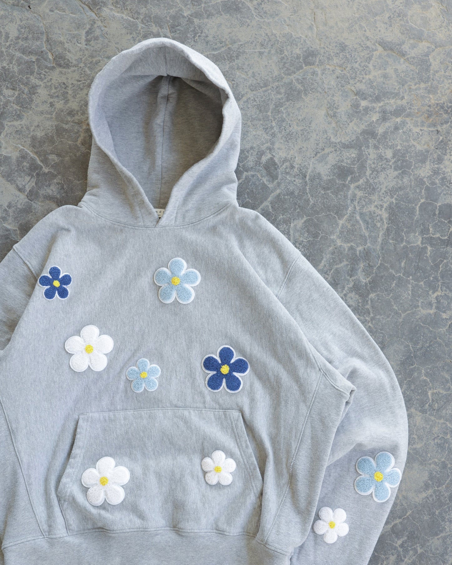 Modern Sandro Daisy Patch Hoodie - XL