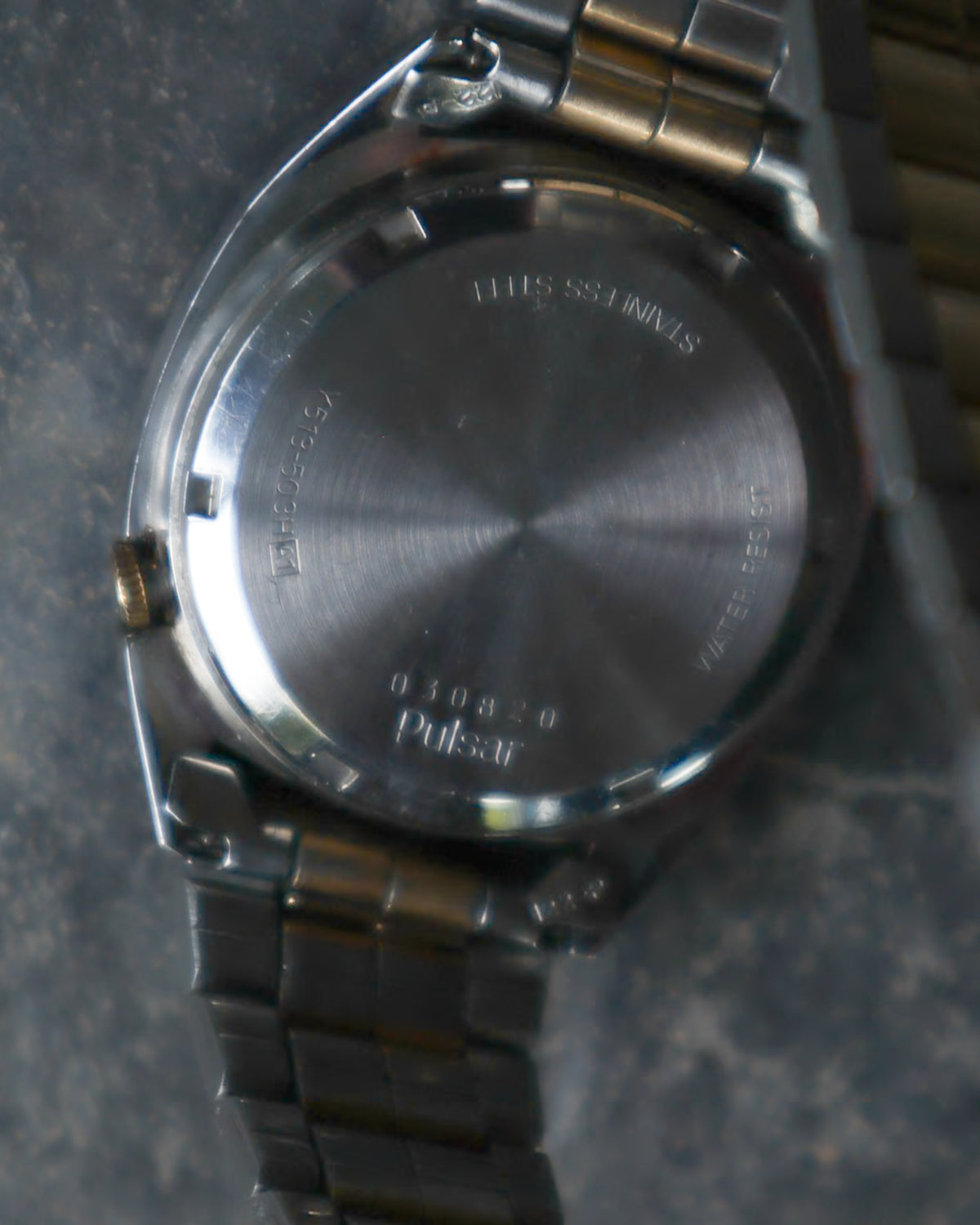 80s Pulsar Day-Date Two Tone Watch - OS