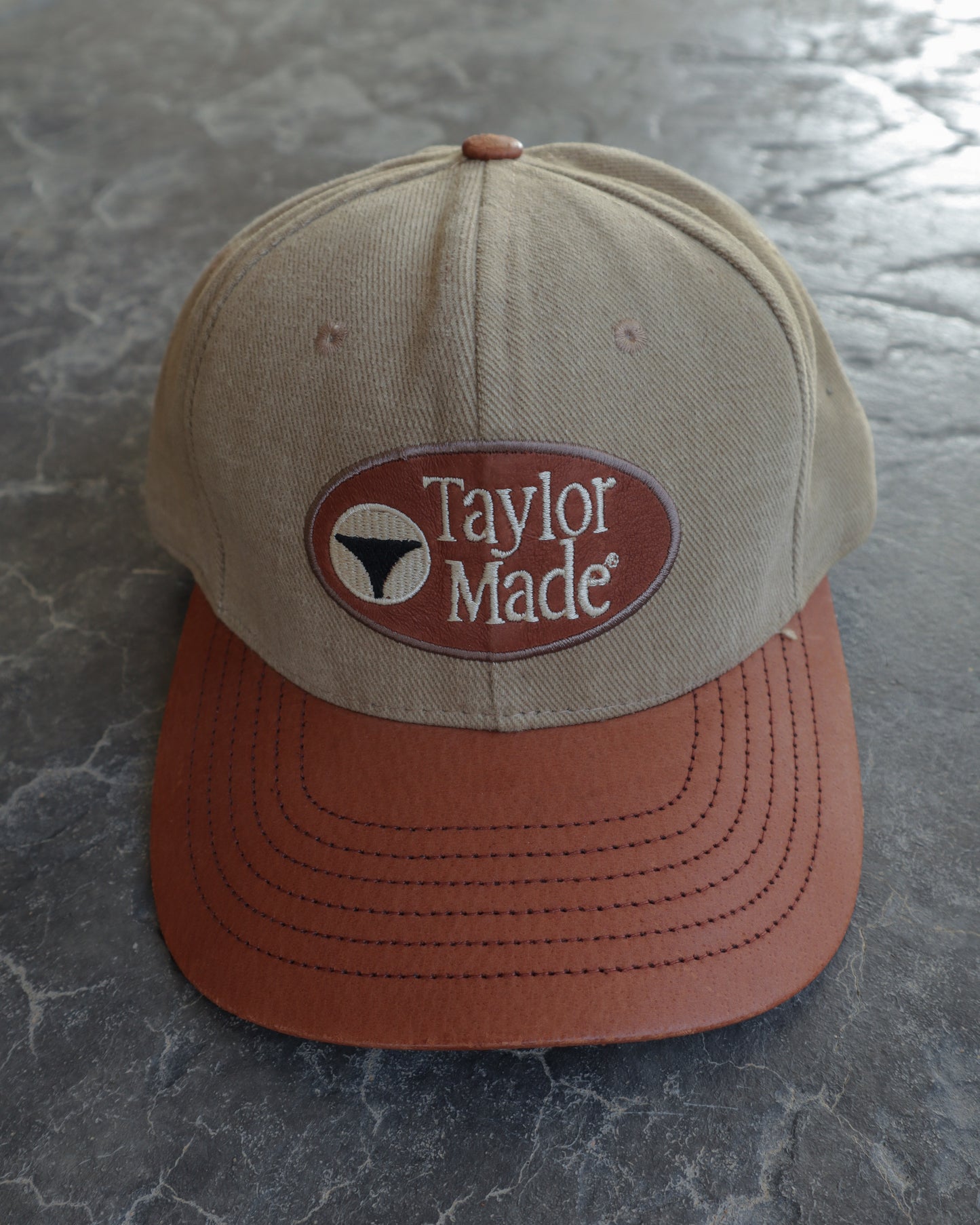 00s Taylor Made Two Tone Golf Hat - OS