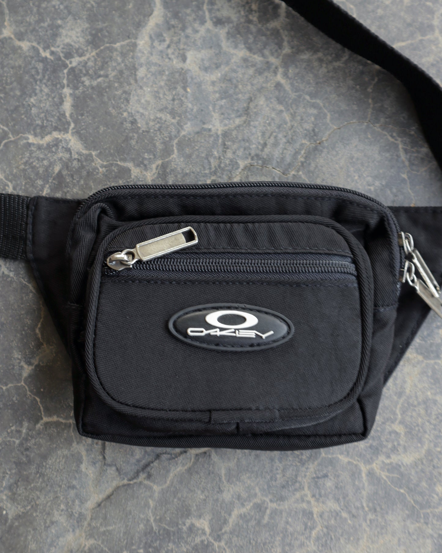 90s Oakley Side Black Bag - OS