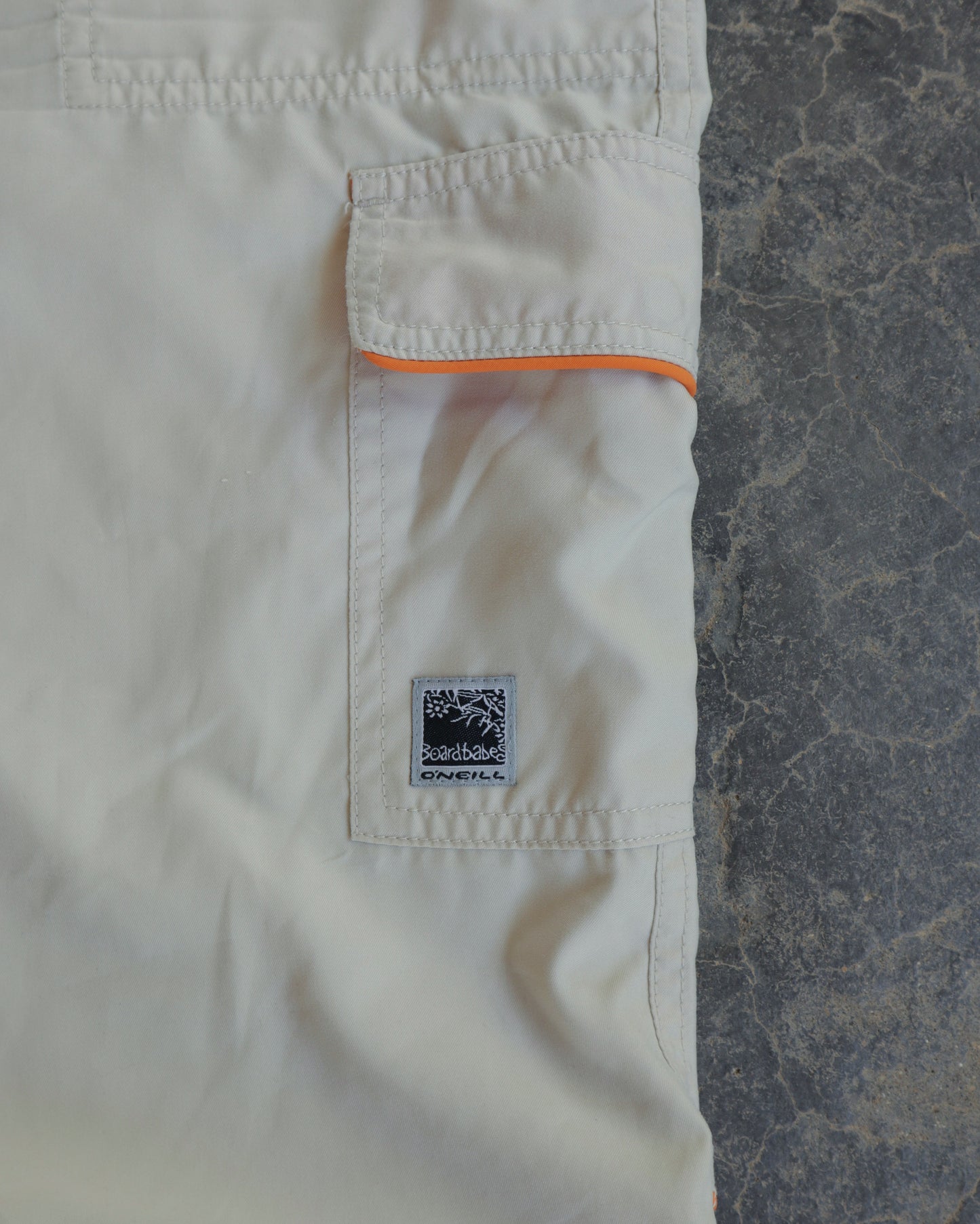 00s Quiksilver Cream Nylon Pants - 30