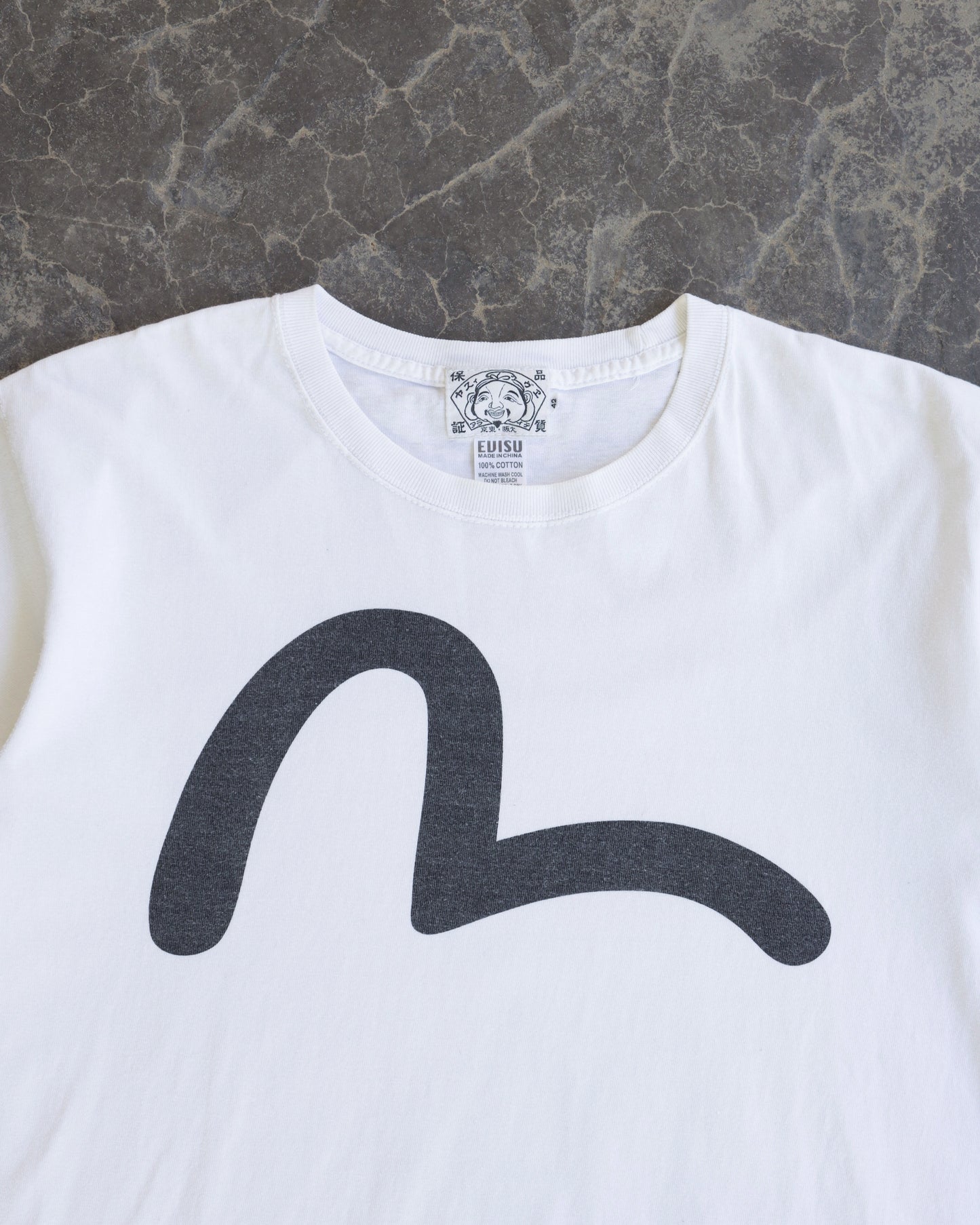 00s Evisu Logo Tee - L