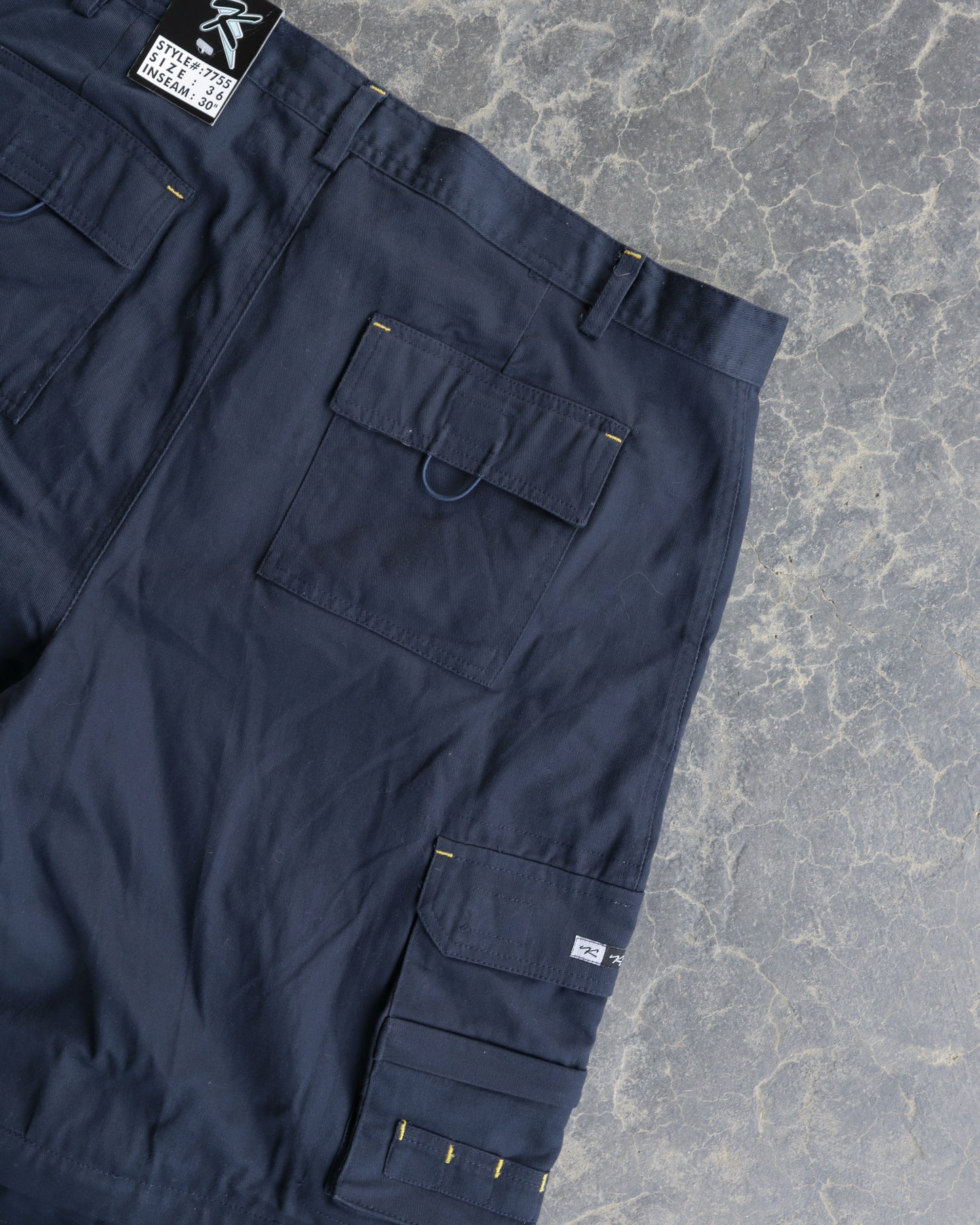 00s Deadstock Kenpo Navy Pants - 36 x 30