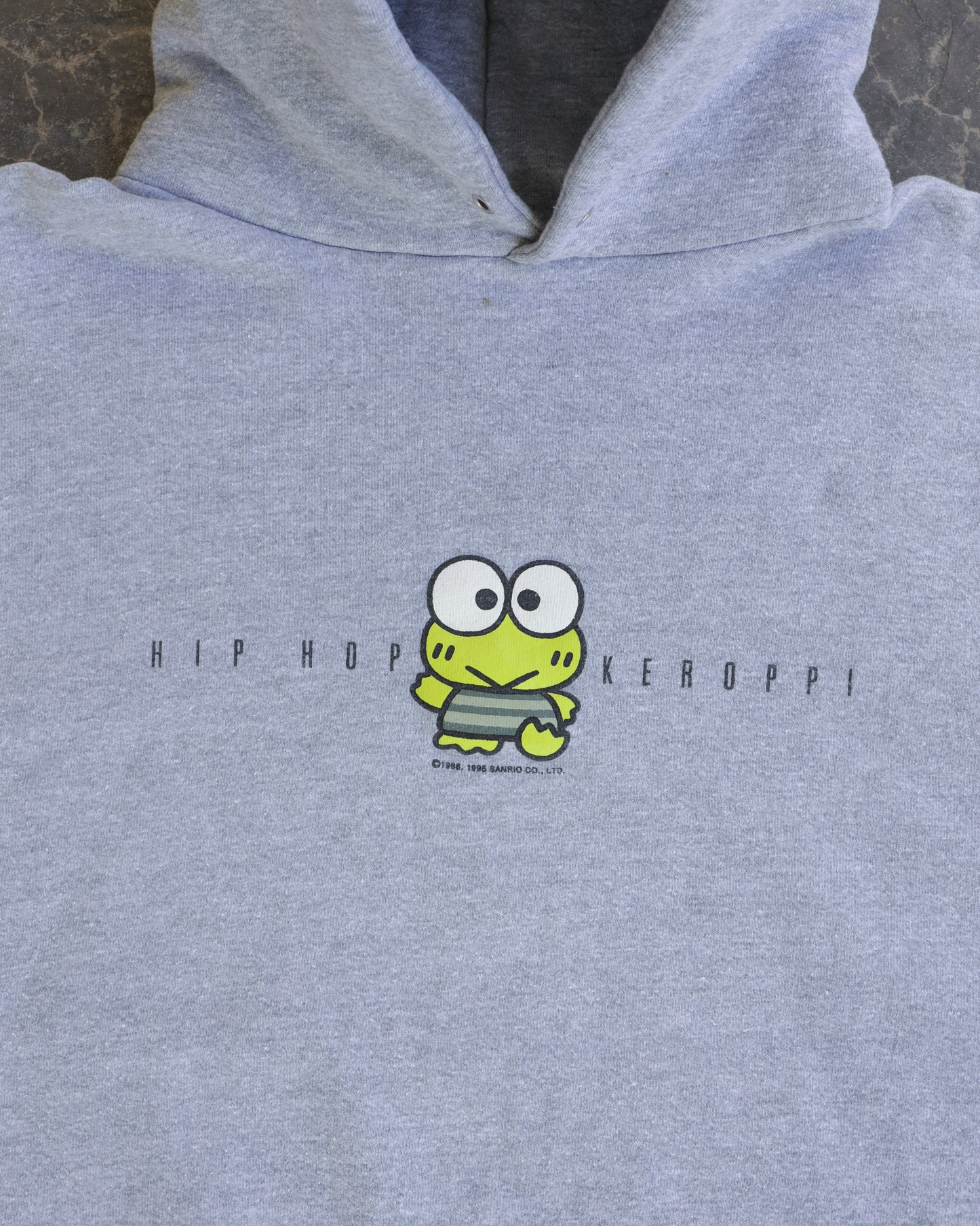 90s Sanrio Keroppi Hip Hop Grey Crewneck - M/L