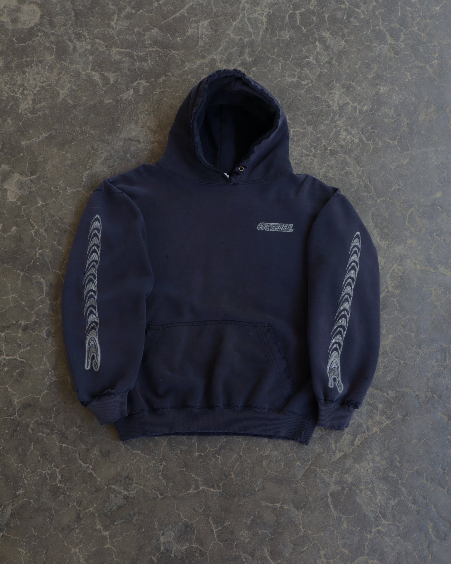 90s O’Neill Faded Navy Boxy Hoodie - M