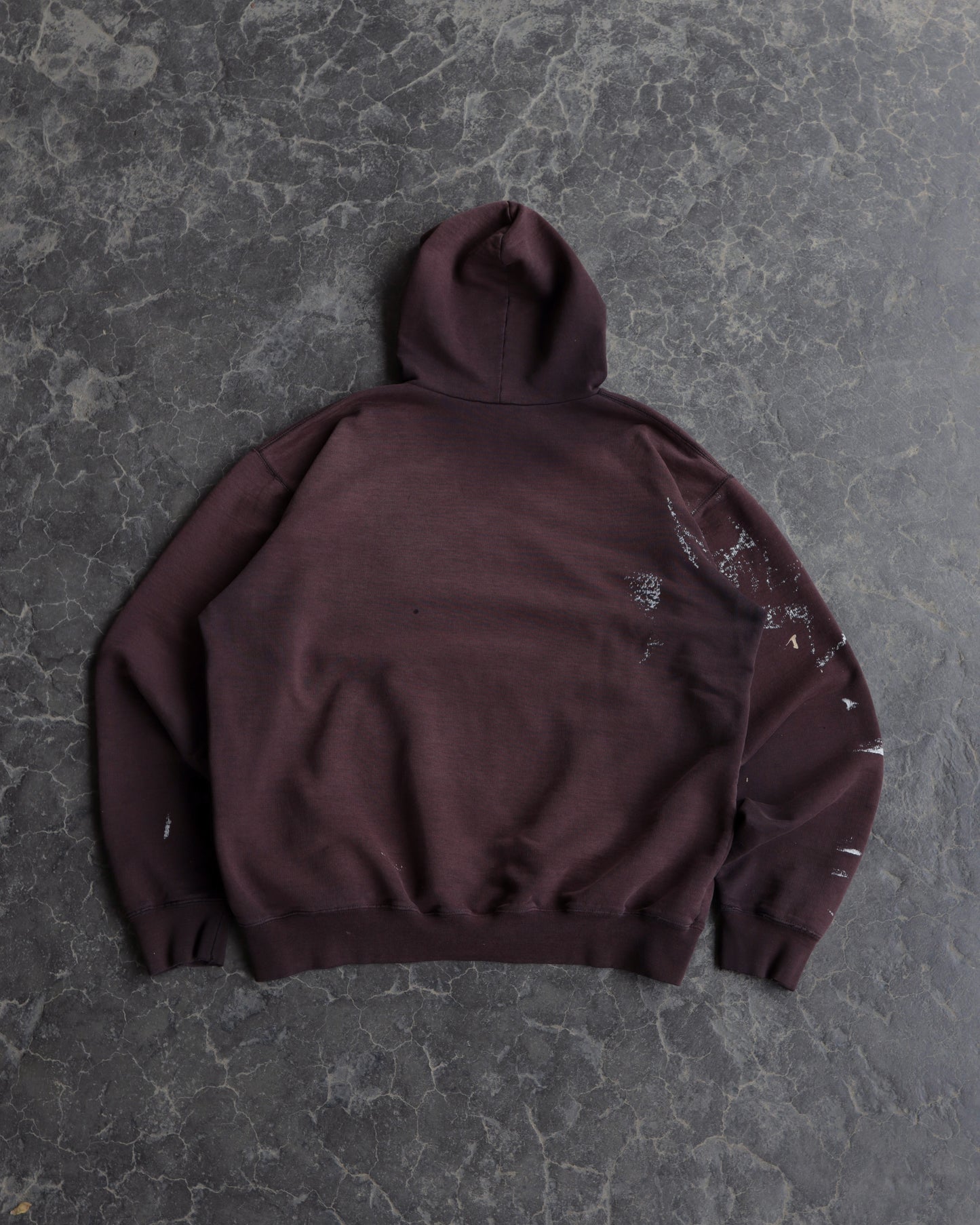 90s Faded Carhartt Painter Brown Hoodie - XL