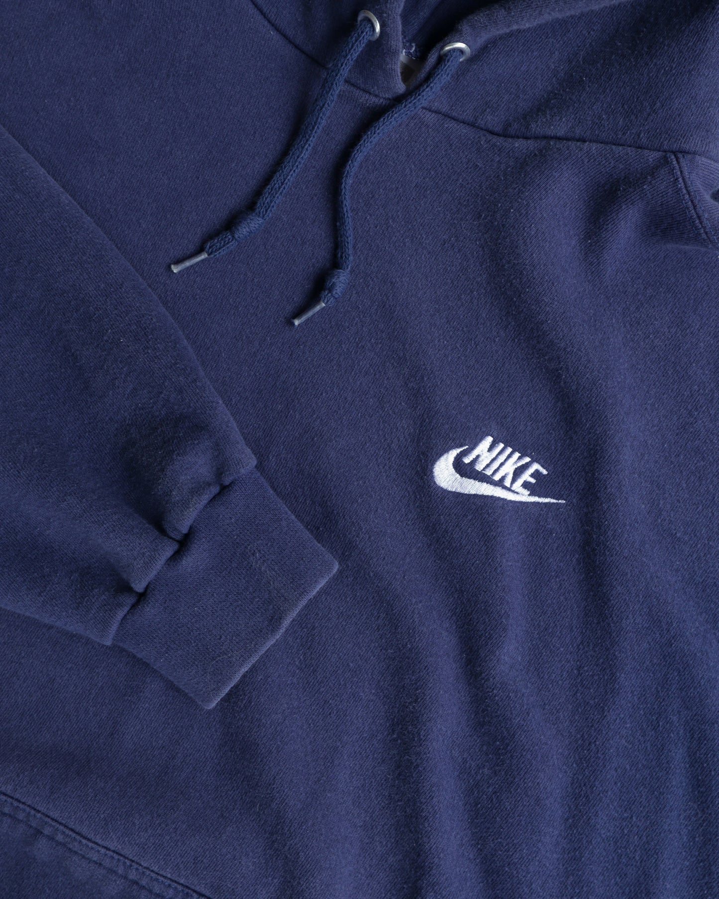 90s Nike Faded Navy Hoodie - XL