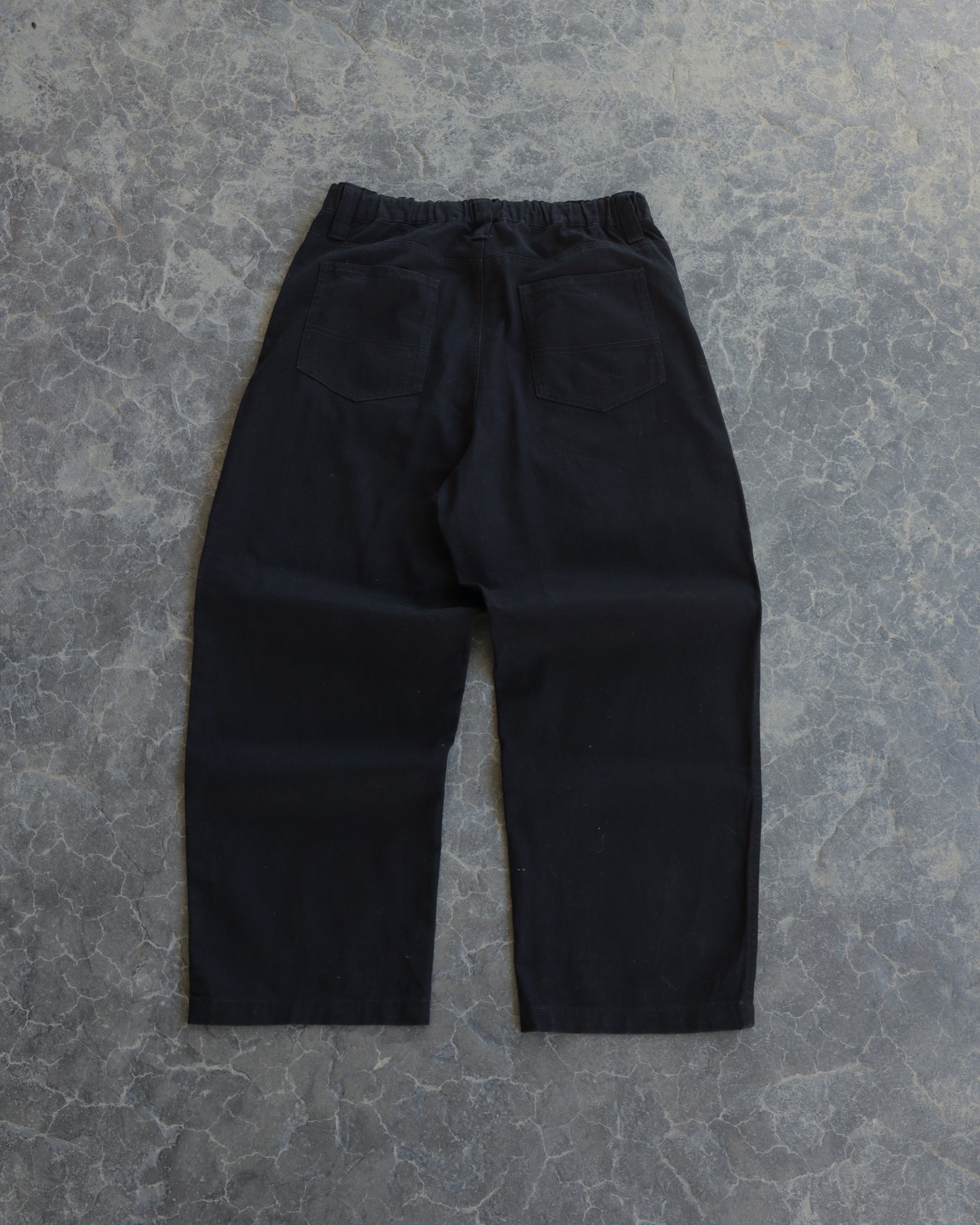 Modern Japanese Wide Leg Cargo Pants - S/M