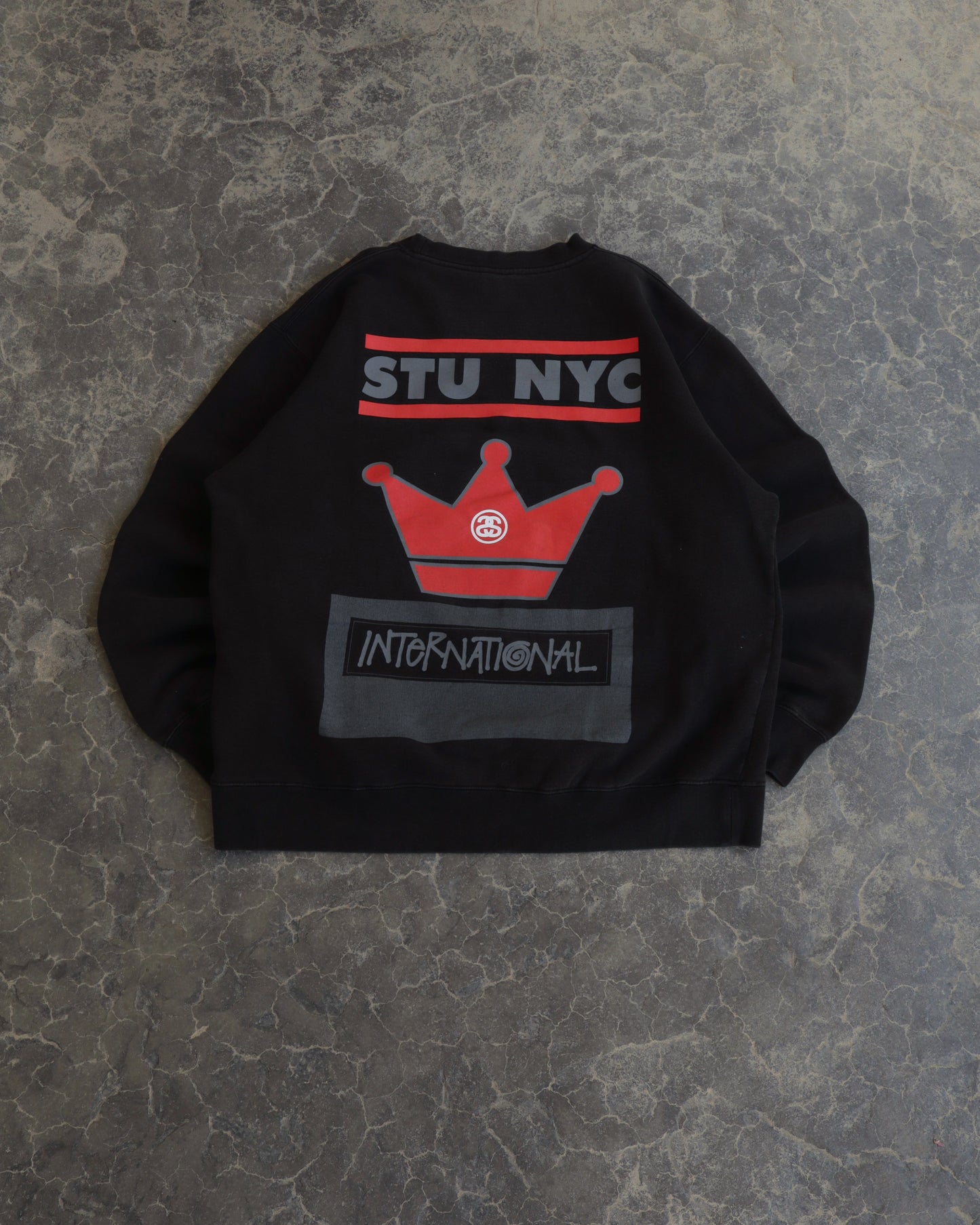 00s Stussy NYC Crewneck - L