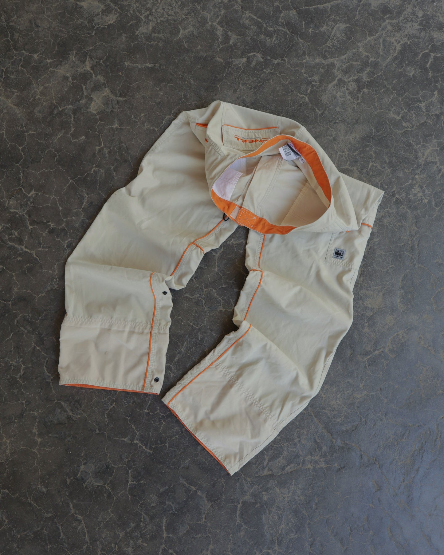 00s Quiksilver Cream Nylon Pants - 30