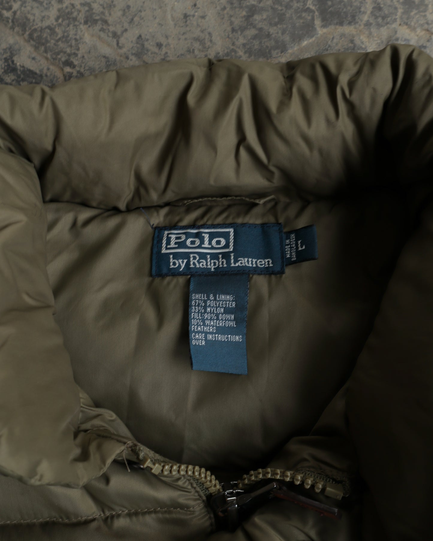 90s Polo Ralph Lauren Puffer Vest - L