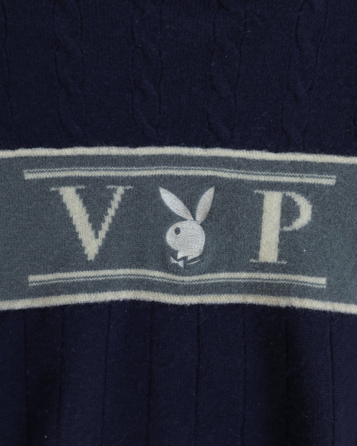 80s Playboy VIP Wool Sweater - L