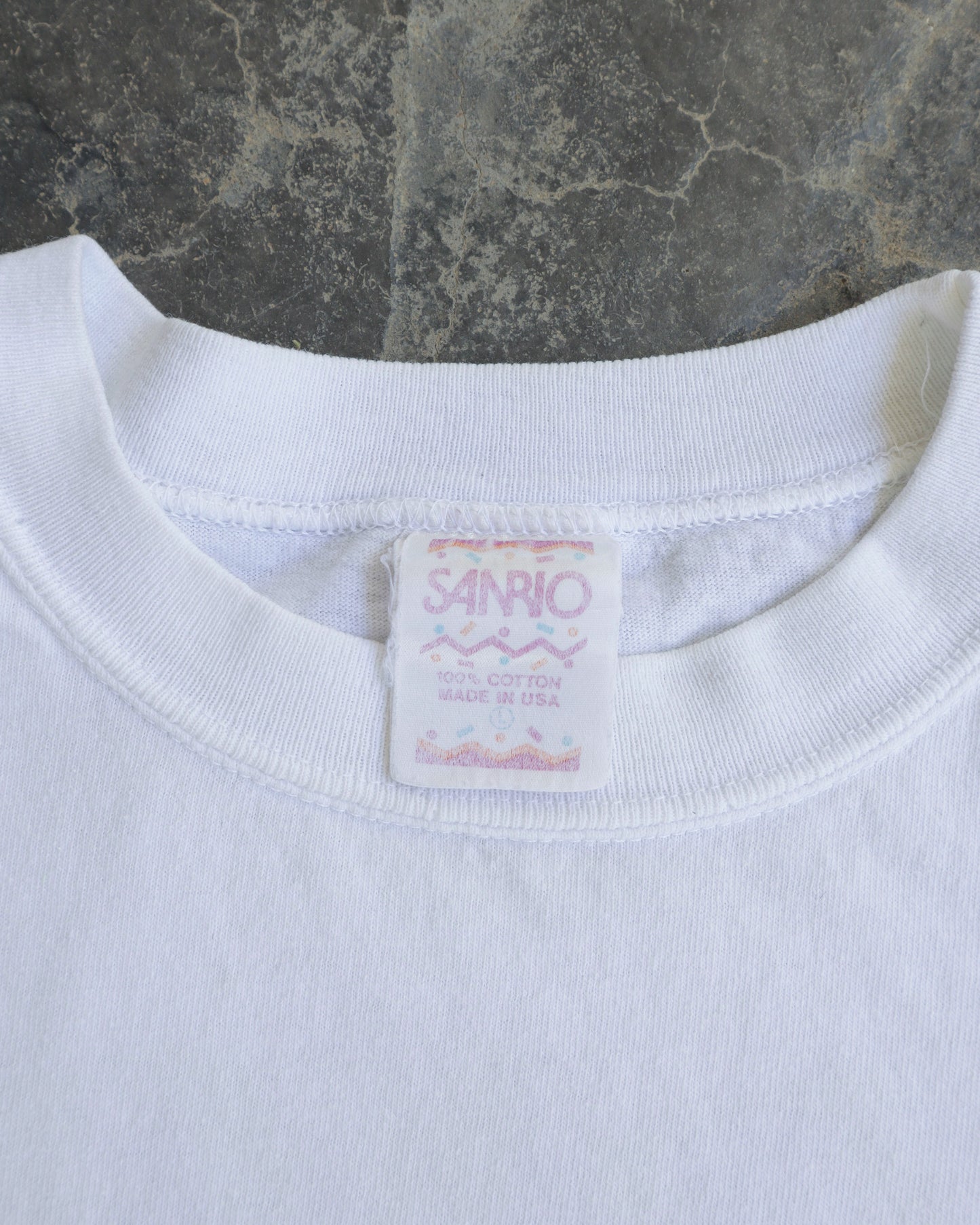 90s Hello Kitty Sanrio White Tee - L
