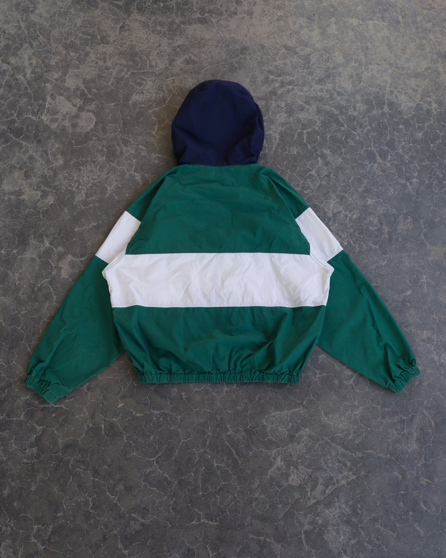 90s Polo Sport Windbreaker Hooded Jacket - M