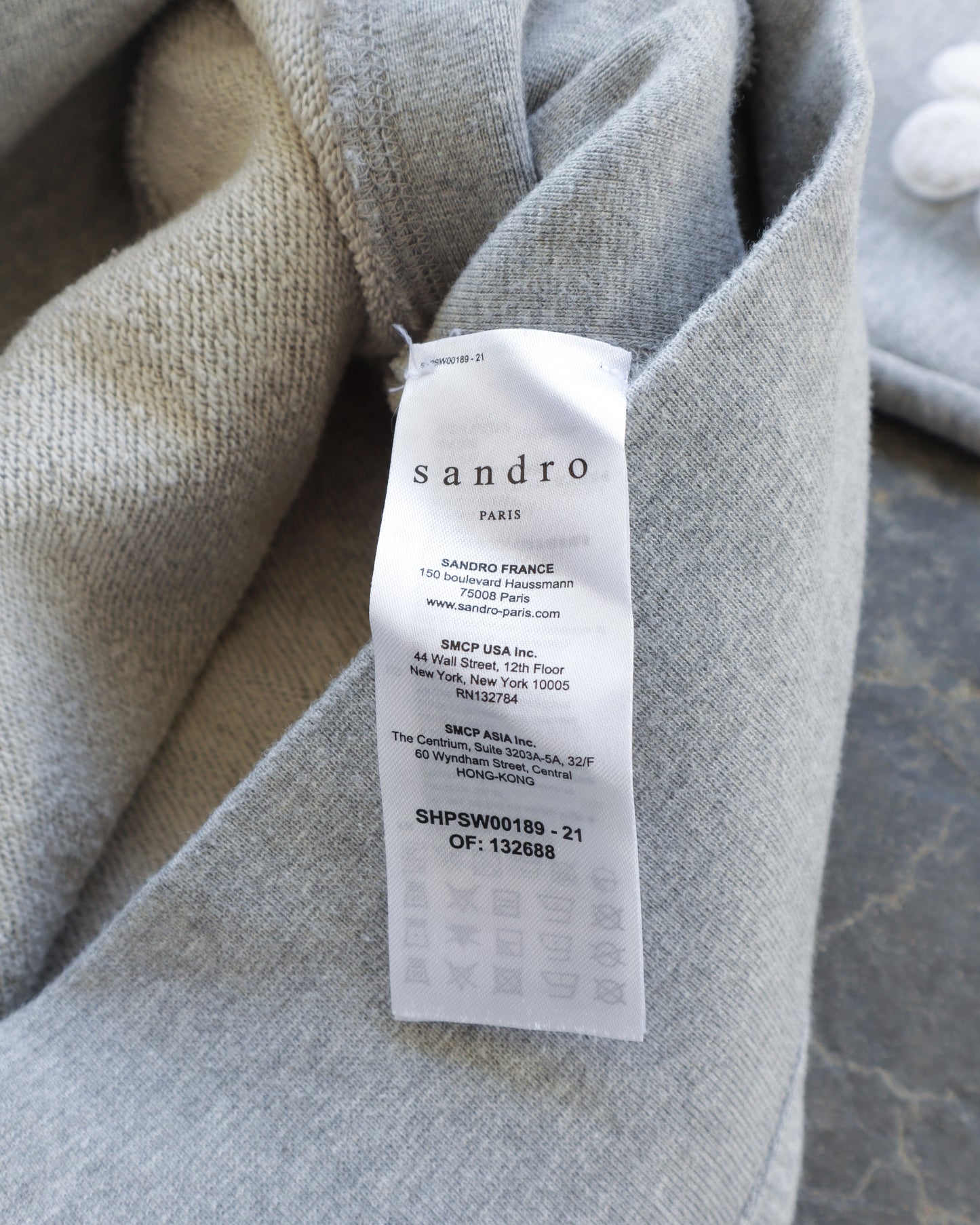 Modern Sandro Daisy Patch Hoodie - XL