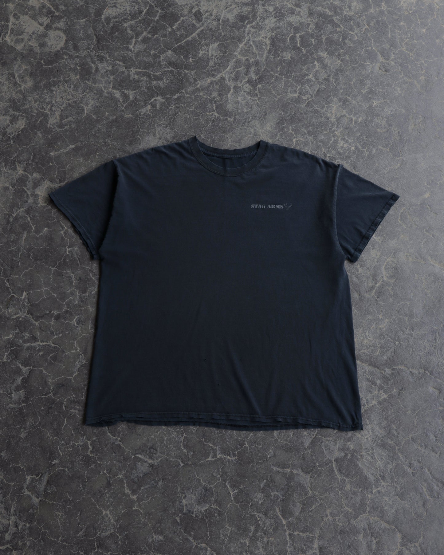 00s Stag Arms AR Faded Navy Tee - XL