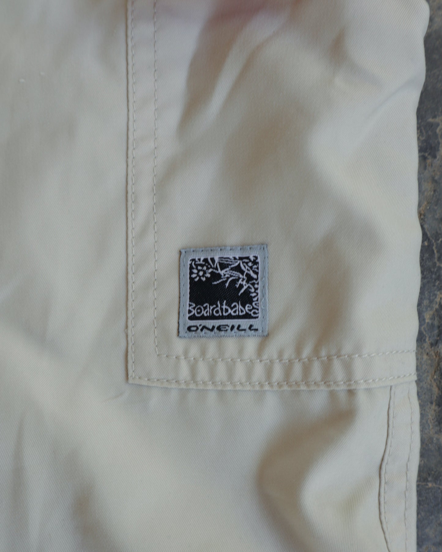 00s Quiksilver Cream Nylon Pants - 30