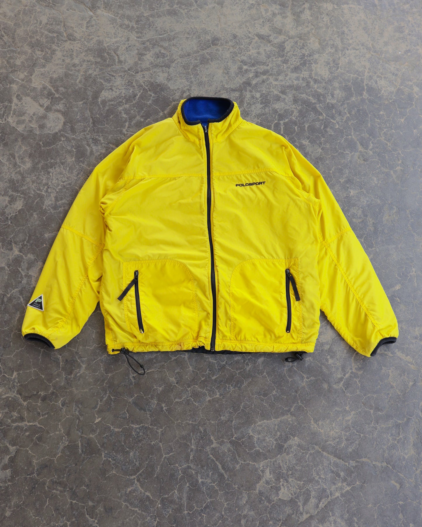 90s Polo Sport Reversible Fleece Jacket - M