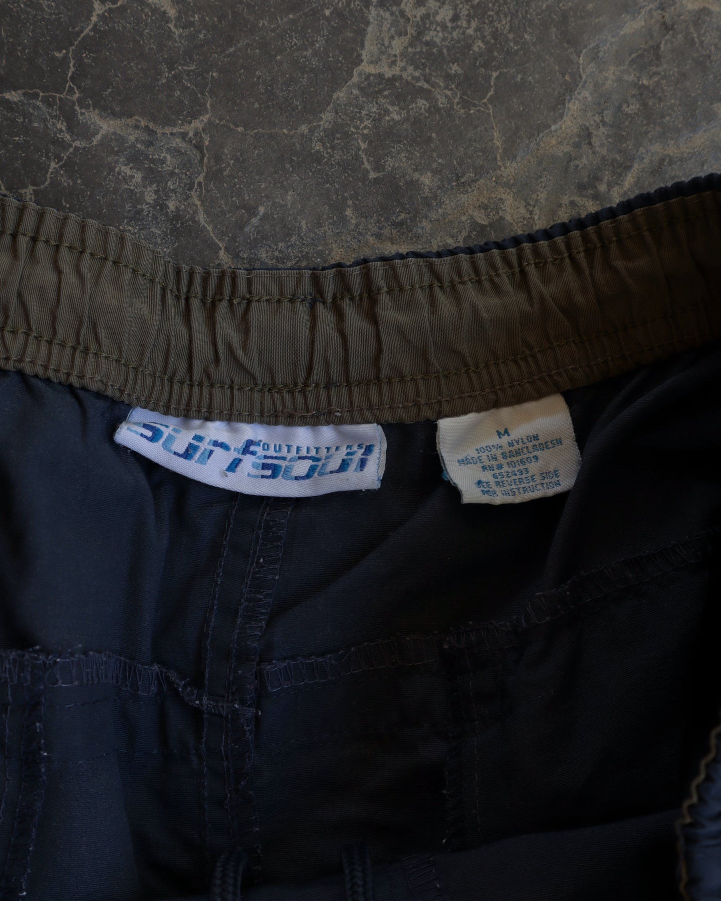 00s Surf Soul Convertible Wide Leg Navy Beach Pants - M