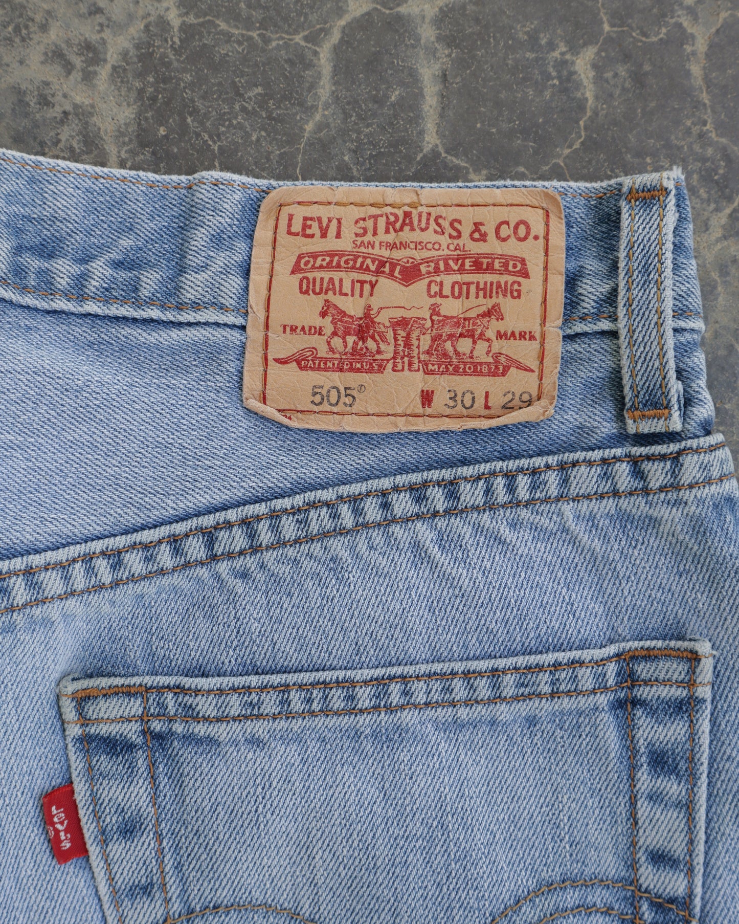 00s Levis Custom Flared Light Wash Denim - 30 x 29